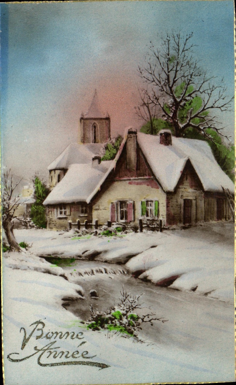 CPA Fantaisie Bonne annee