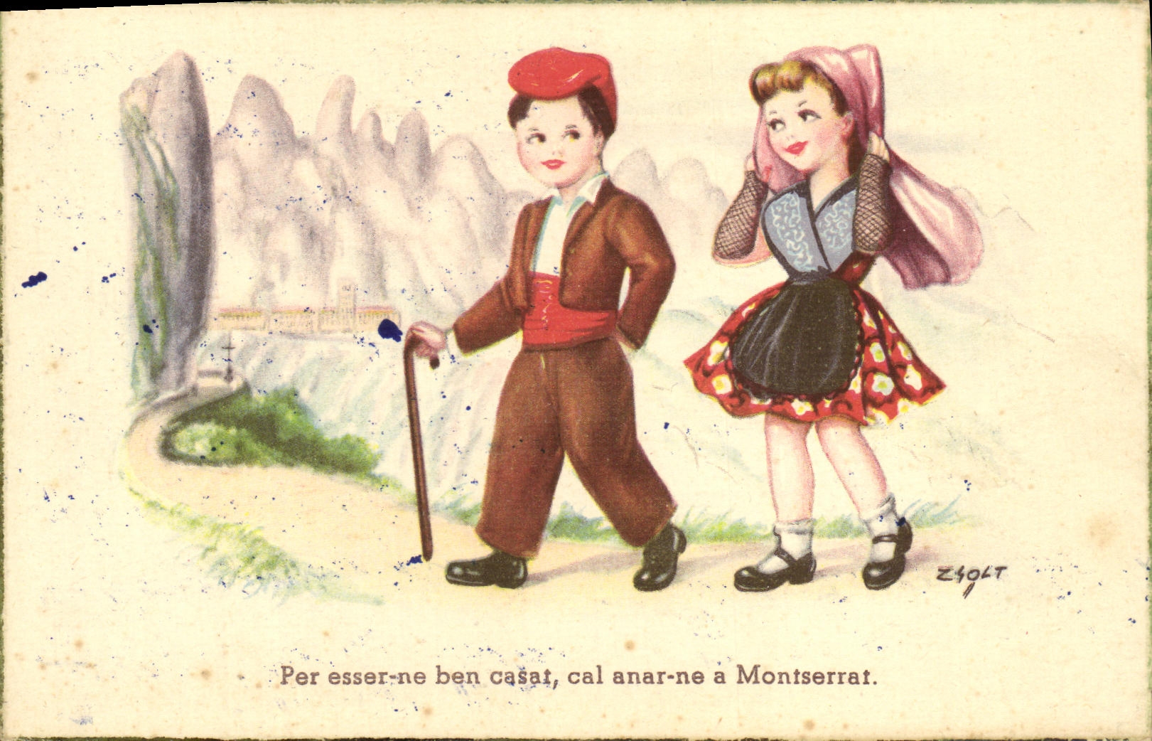 CPA Fantaisie Enfants