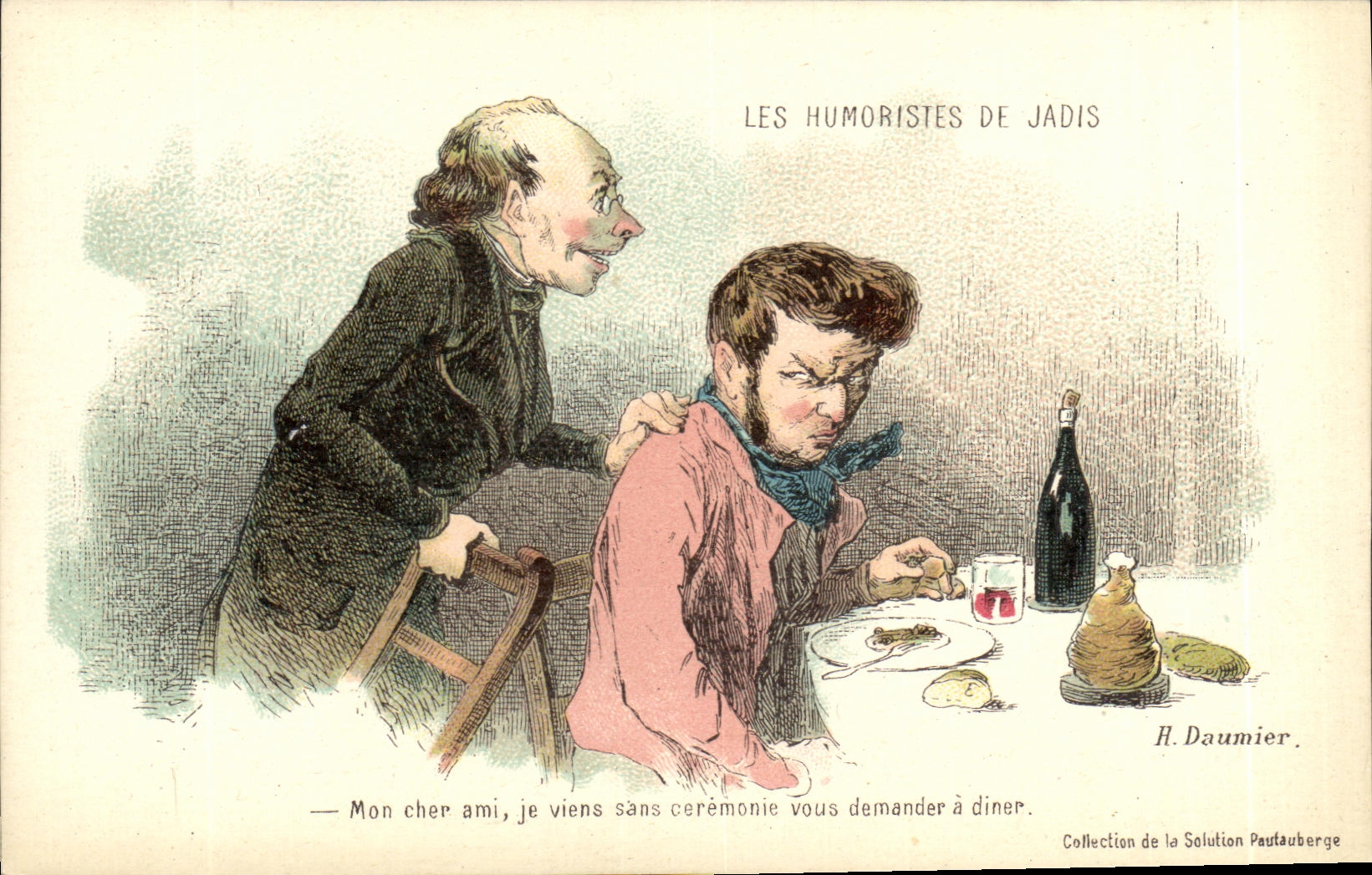 CPA Fantaisie Les humouristes de jadis Daumier