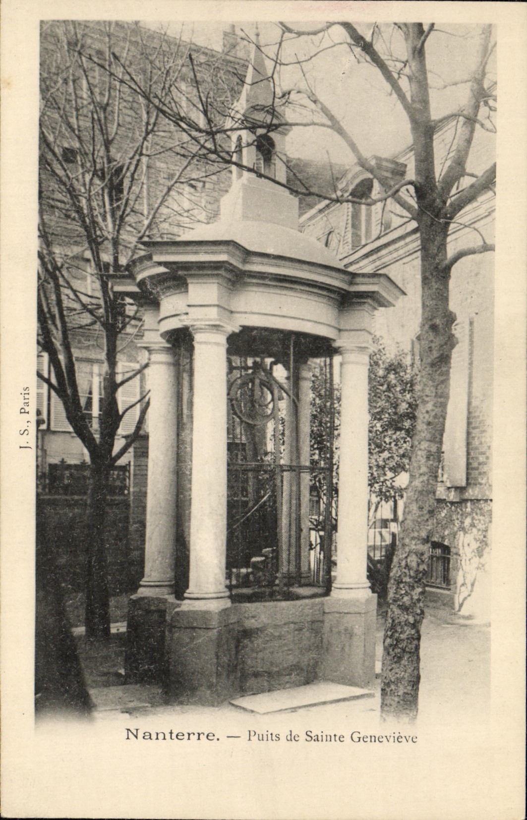 Nanterre de la POSTAL de la VENDIMIA bien Sainte de Genevieve