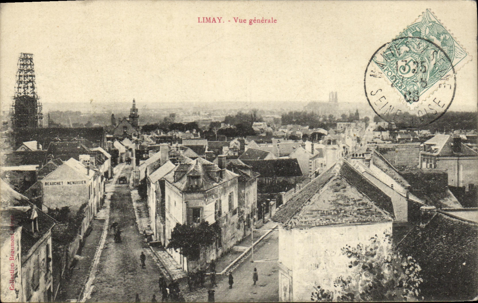 VINTAGE POSTCARD Limay View