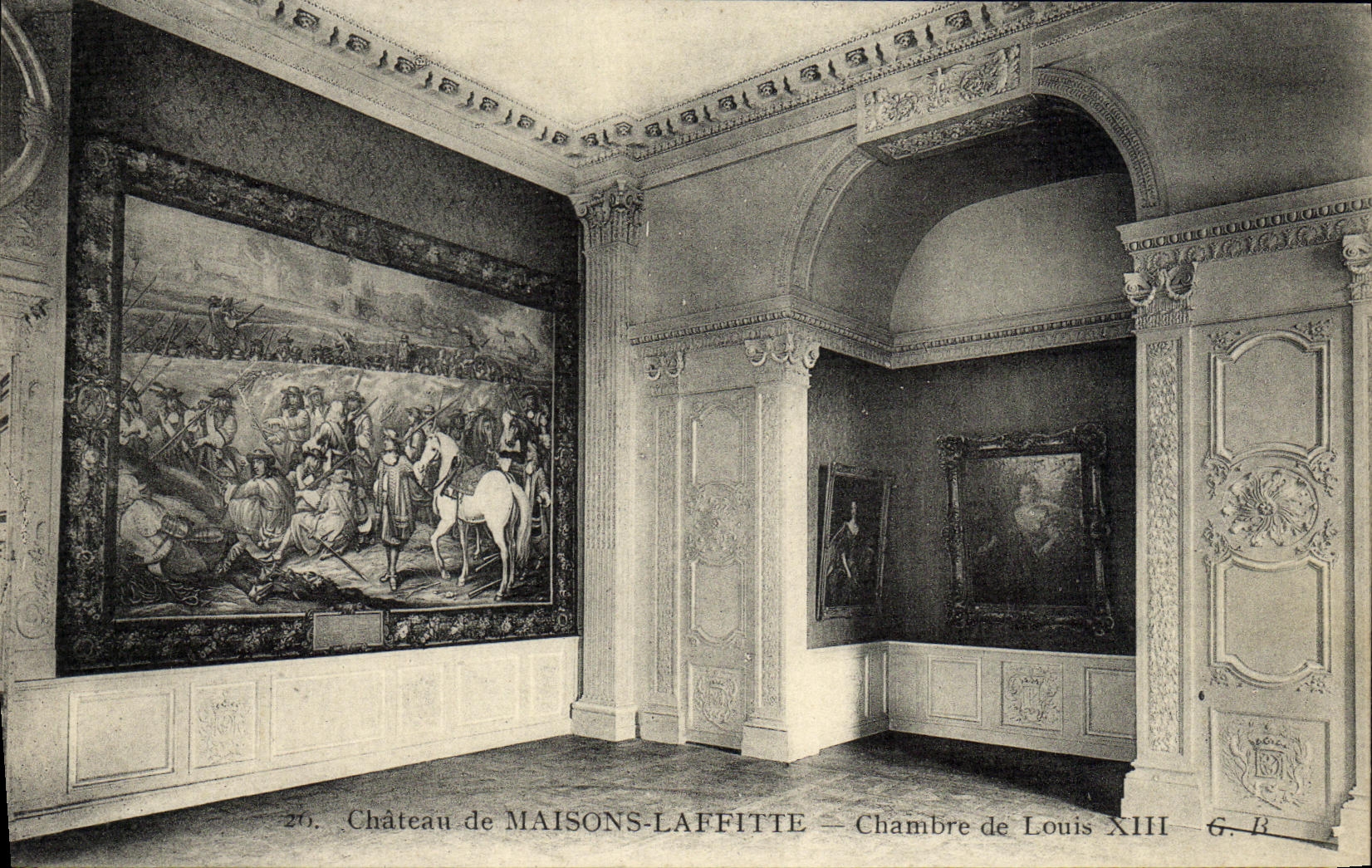 CPA Chateau De Maisons Laffitte Chambre de Louis XIII