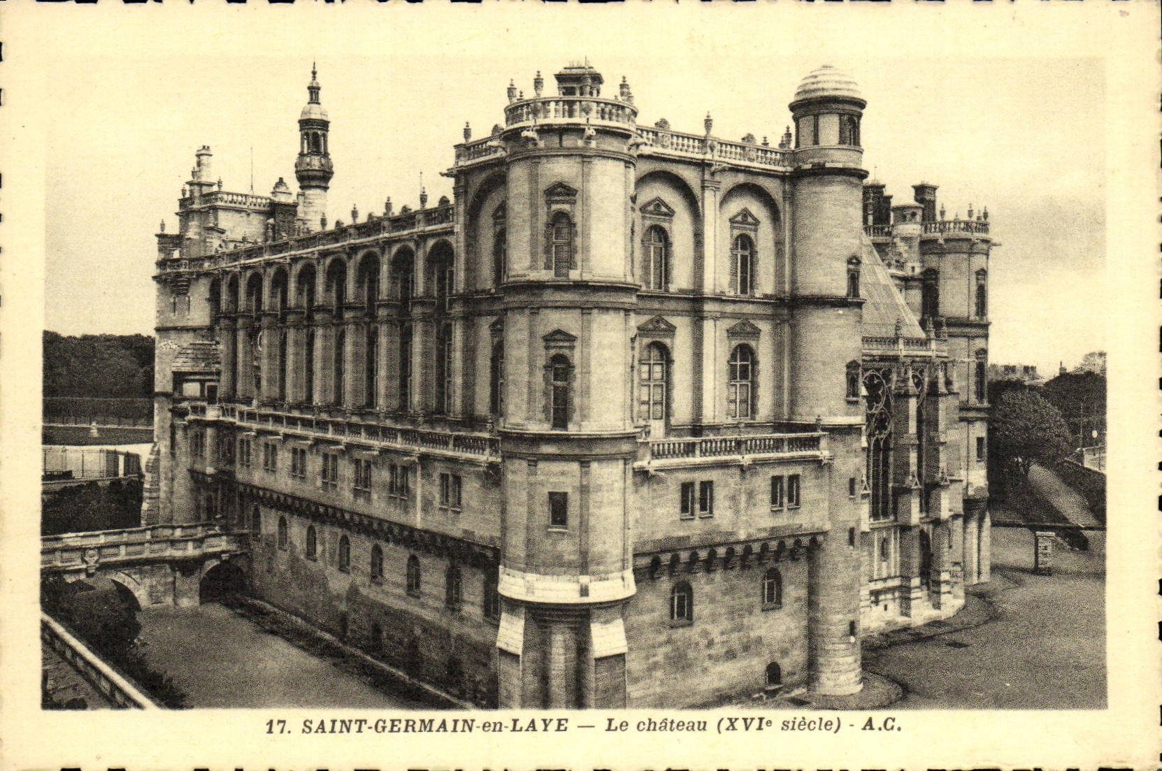 CPA Saint Germain En Laye Le Chateau