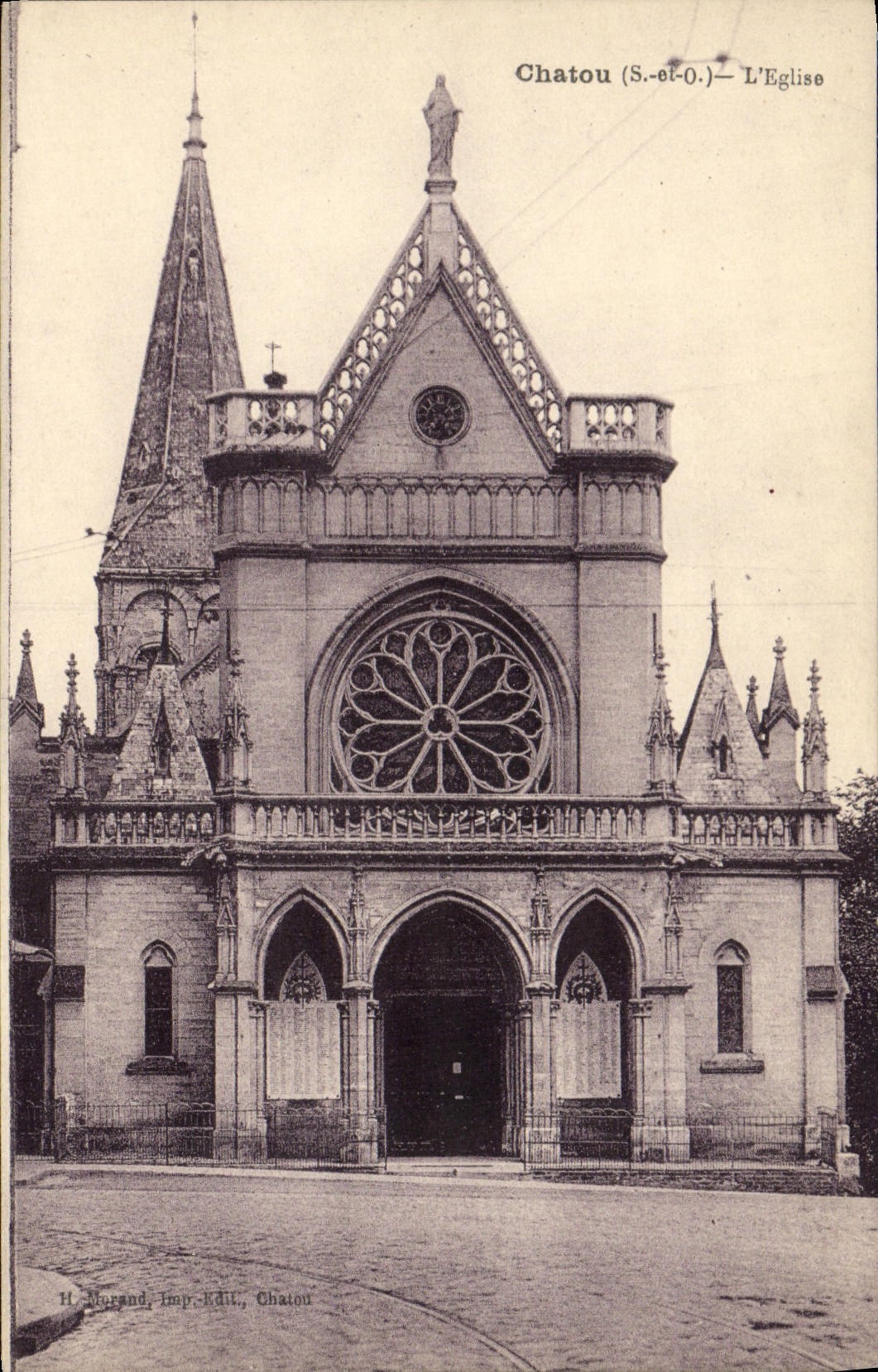 CPA Chatou L'Eglise