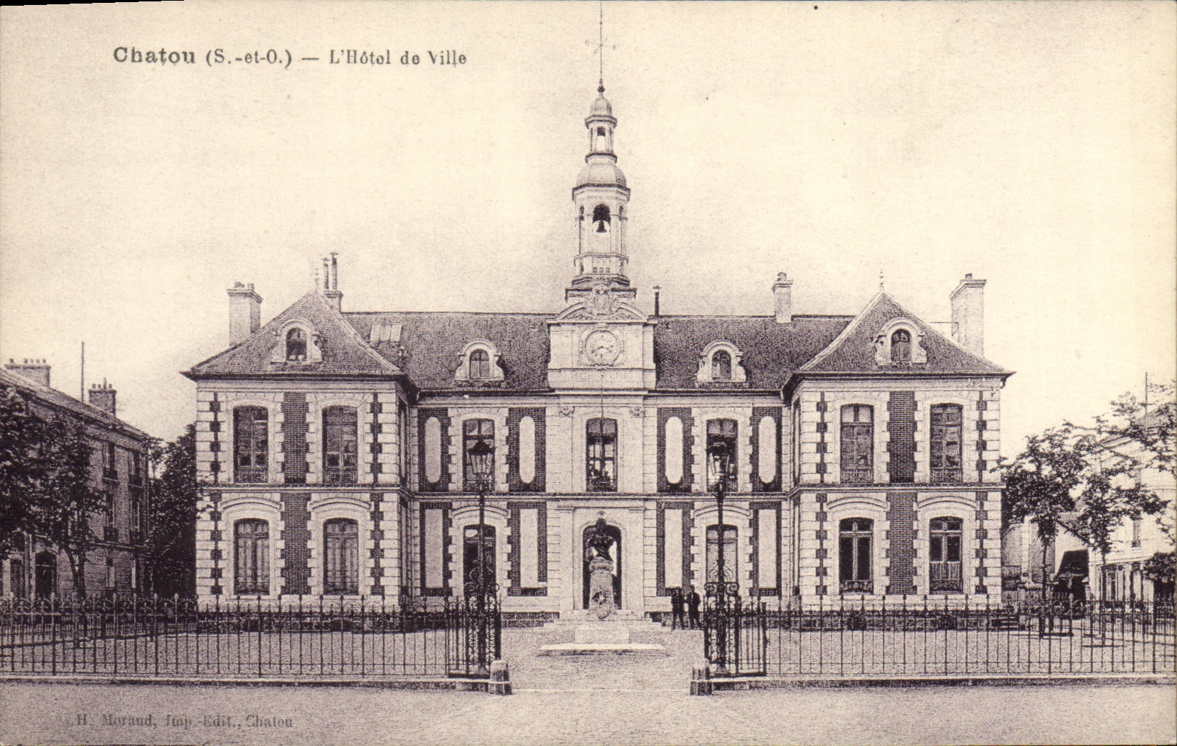 CPA Chatou l'Hotel de ville