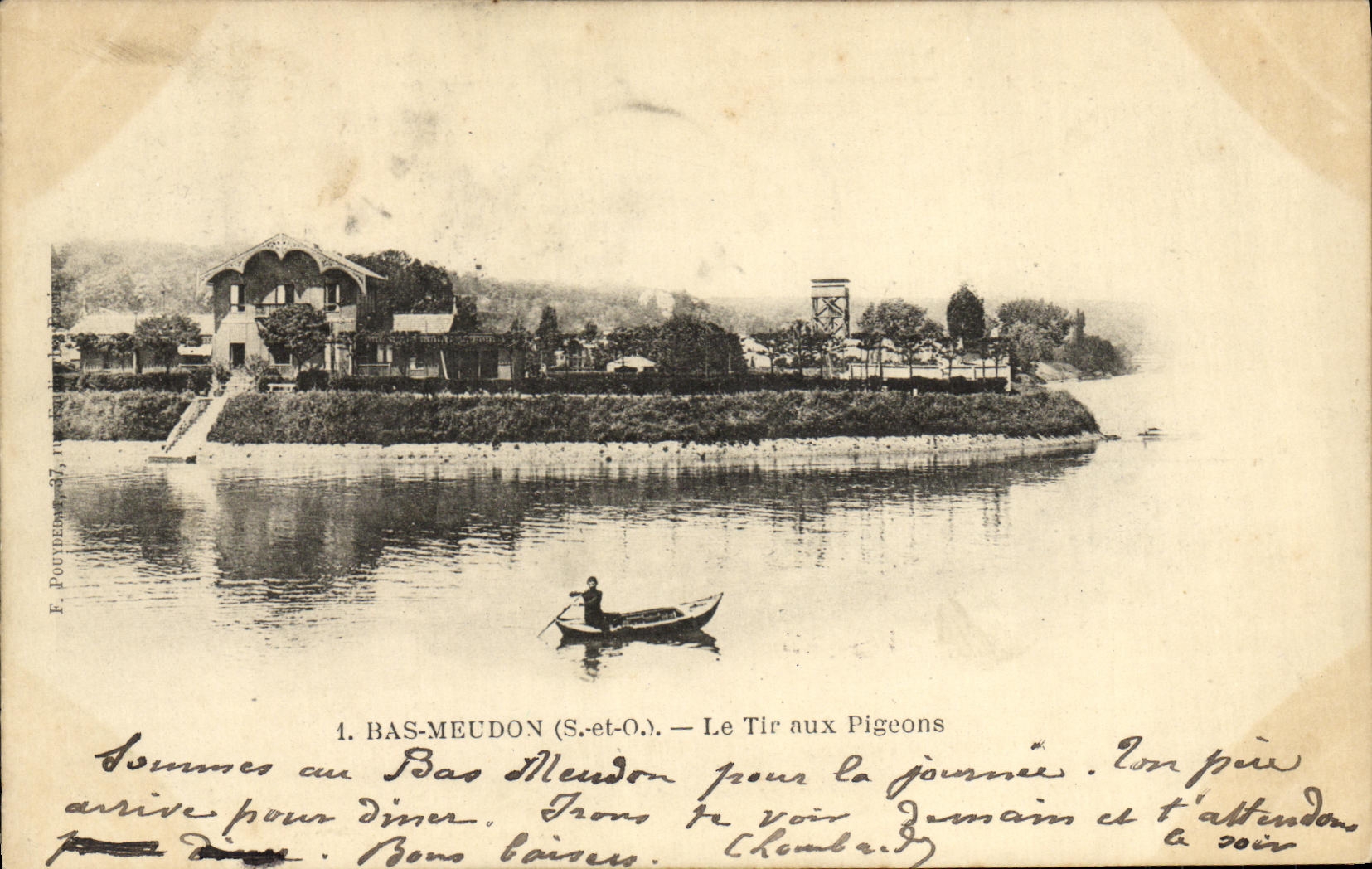 CPA Bas Meudon Le Tir aux pigeons