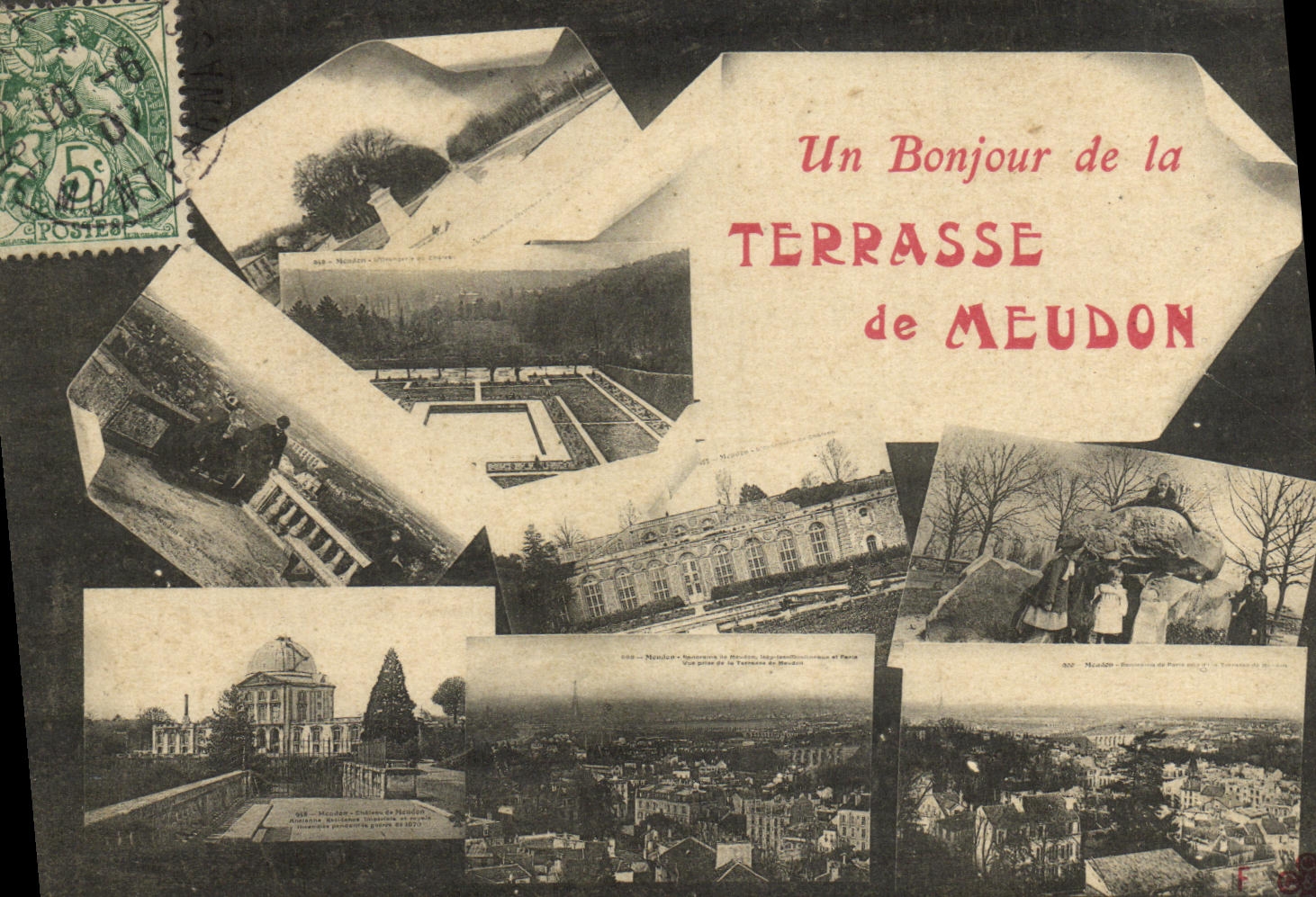 POSTAL de la VENDIMIA hola del laTerrasse de Meudon