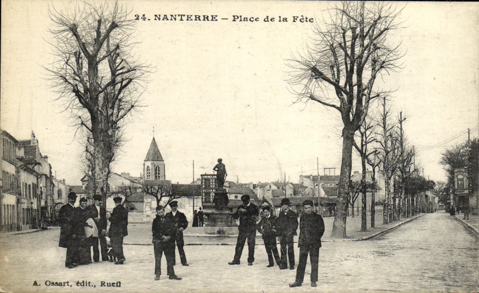 CPA Nanterre Place de la Fete 