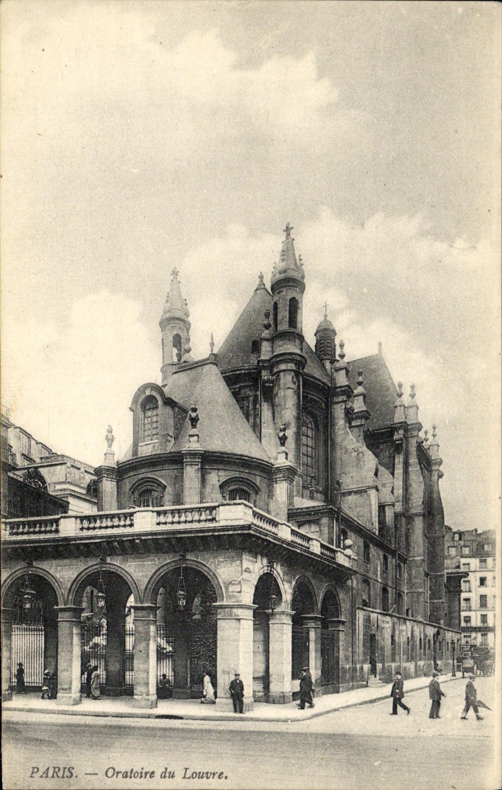 POSTAL París oratoria de la VENDIMIA de la lumbrera