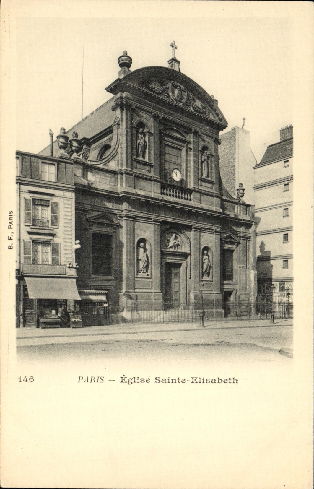 CPA Paris Eglise Sainte Elisabeth