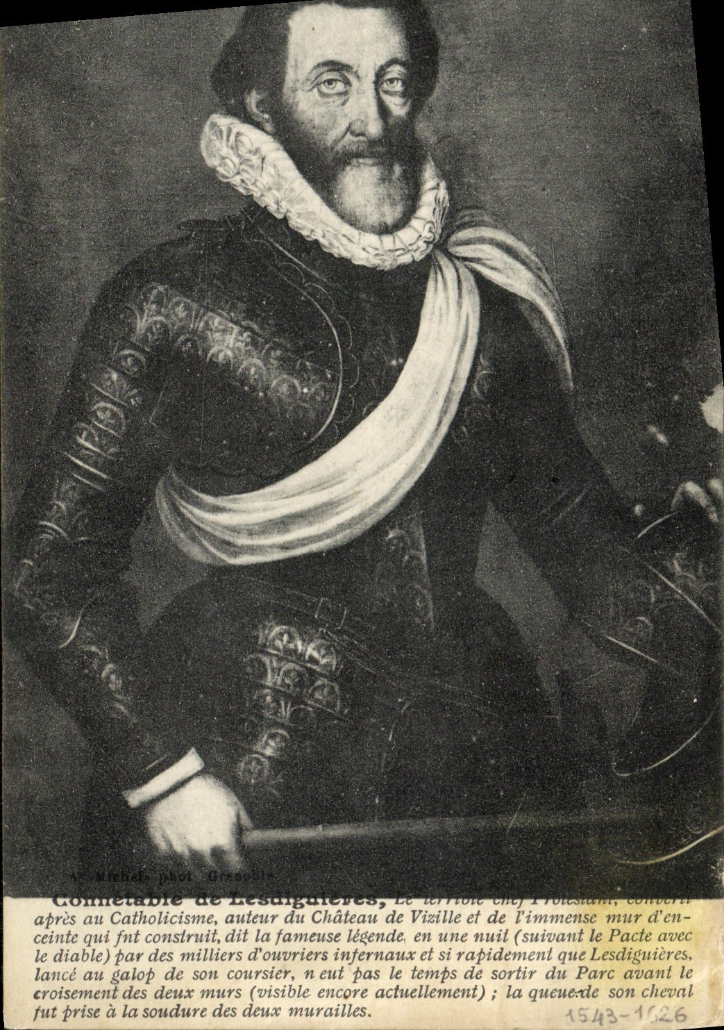 VINTAGE POSTCARD Constable of Lesurgieres