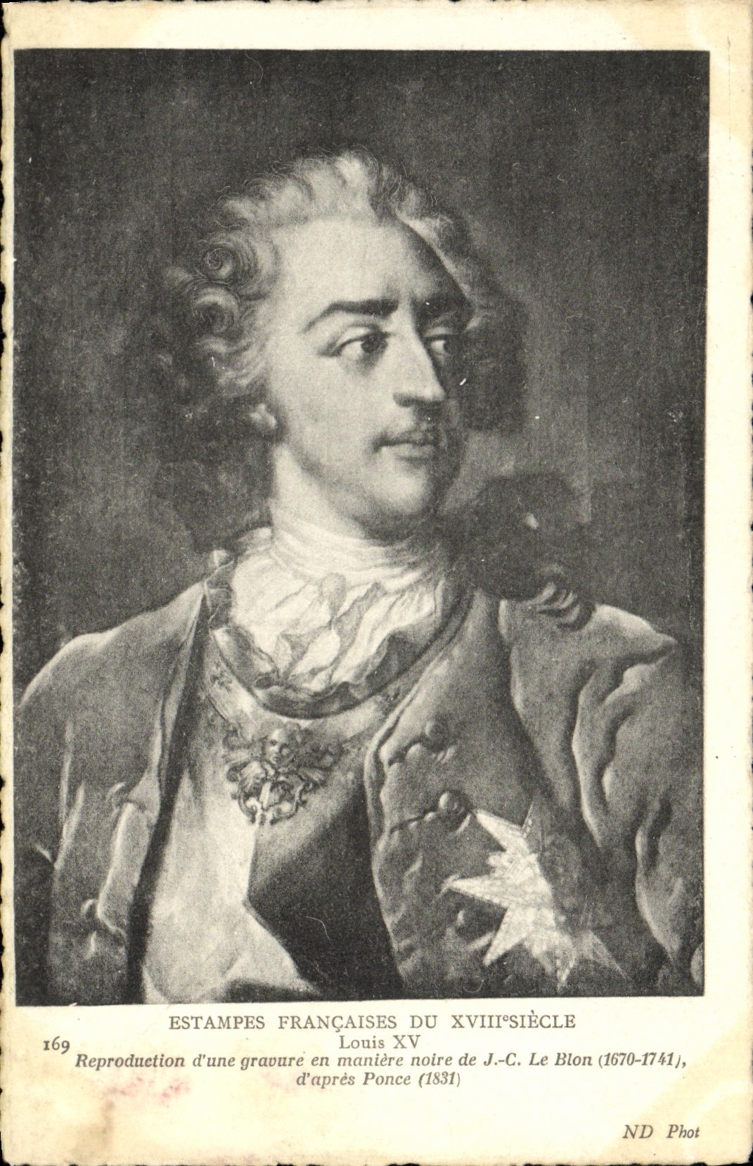 CPA Louis XV Roi de France