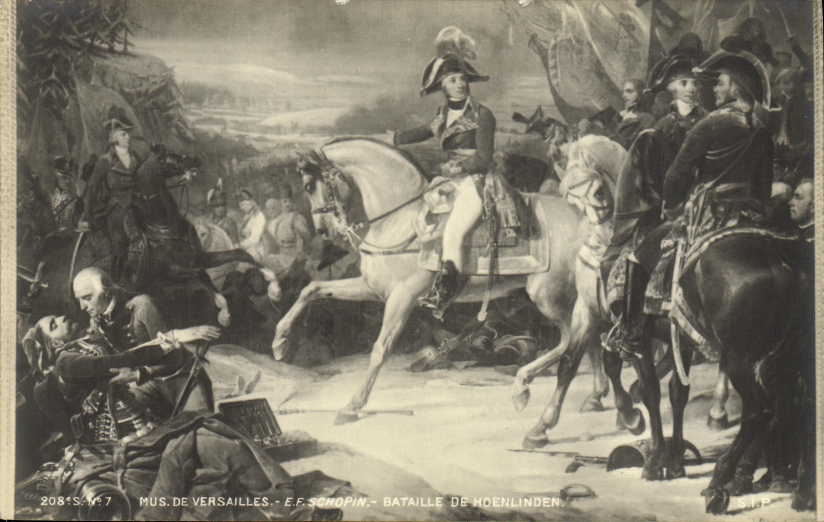 VINTAGE POSTCARD Museum of Versailles Hoenlinder