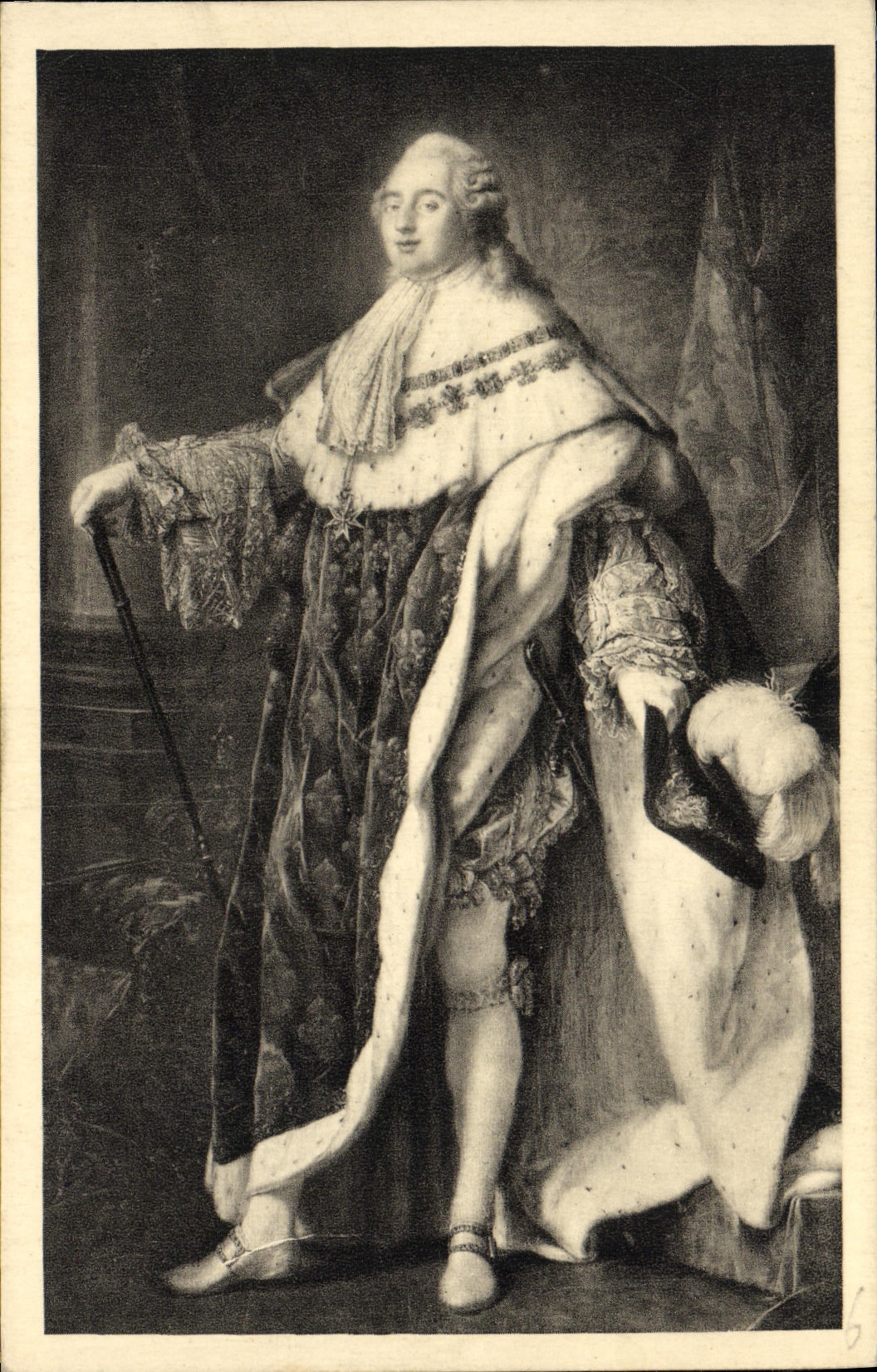 CPA Louis XVI Roi de France Collet