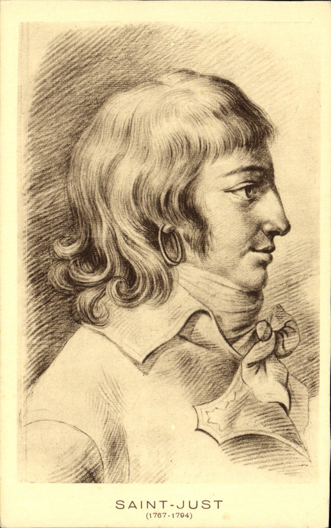 VINTAGE POSTCARD Holy Just