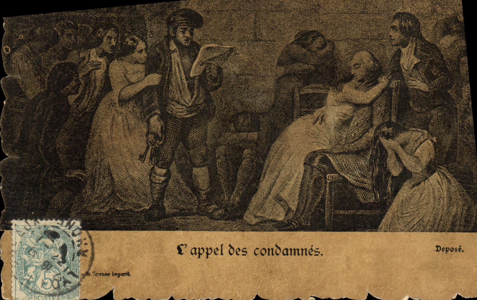 VINTAGE POSTCARD Revolution Call of condemn