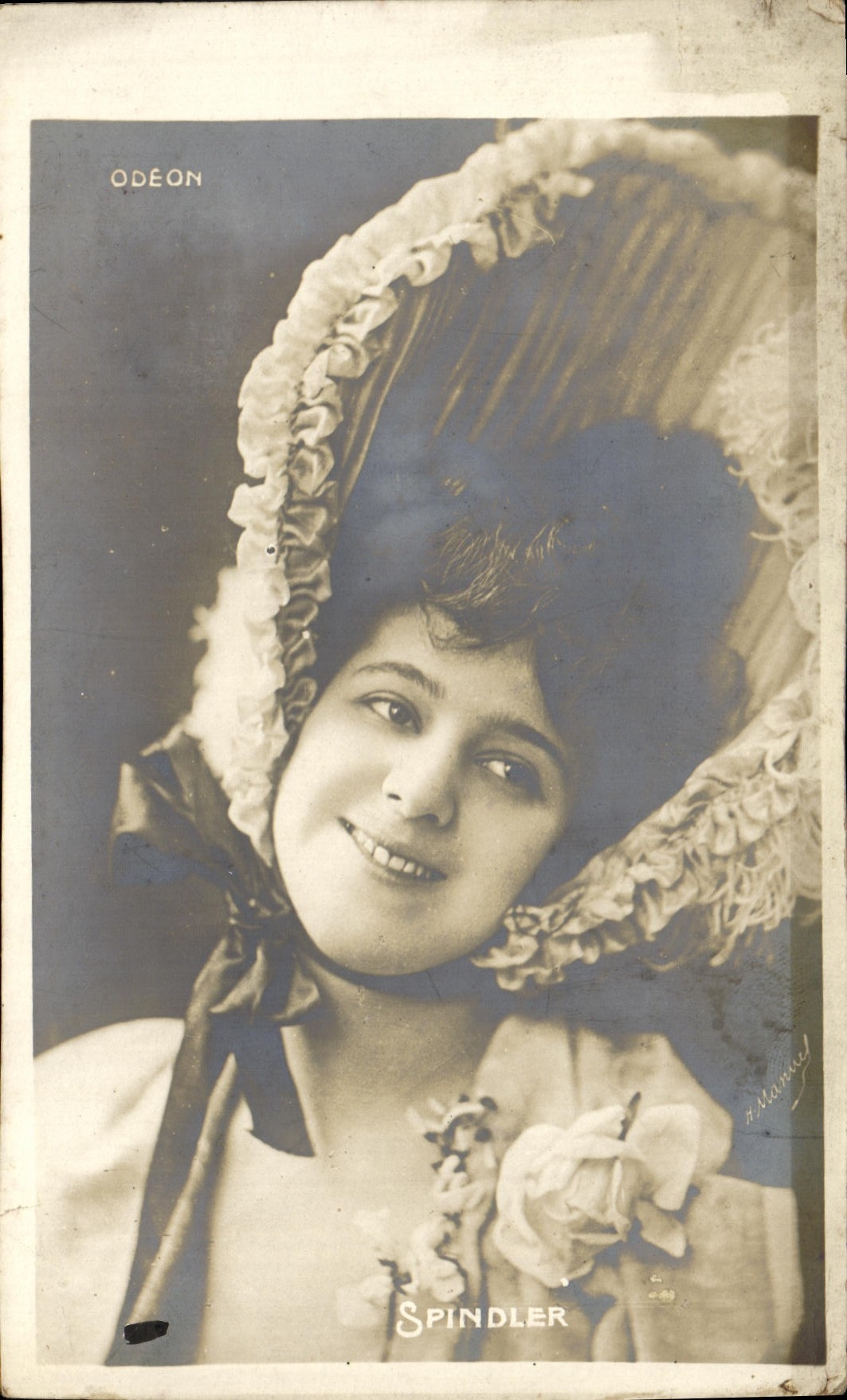 VINTAGE POSTCARD Fantasy Woman Odean Spindler