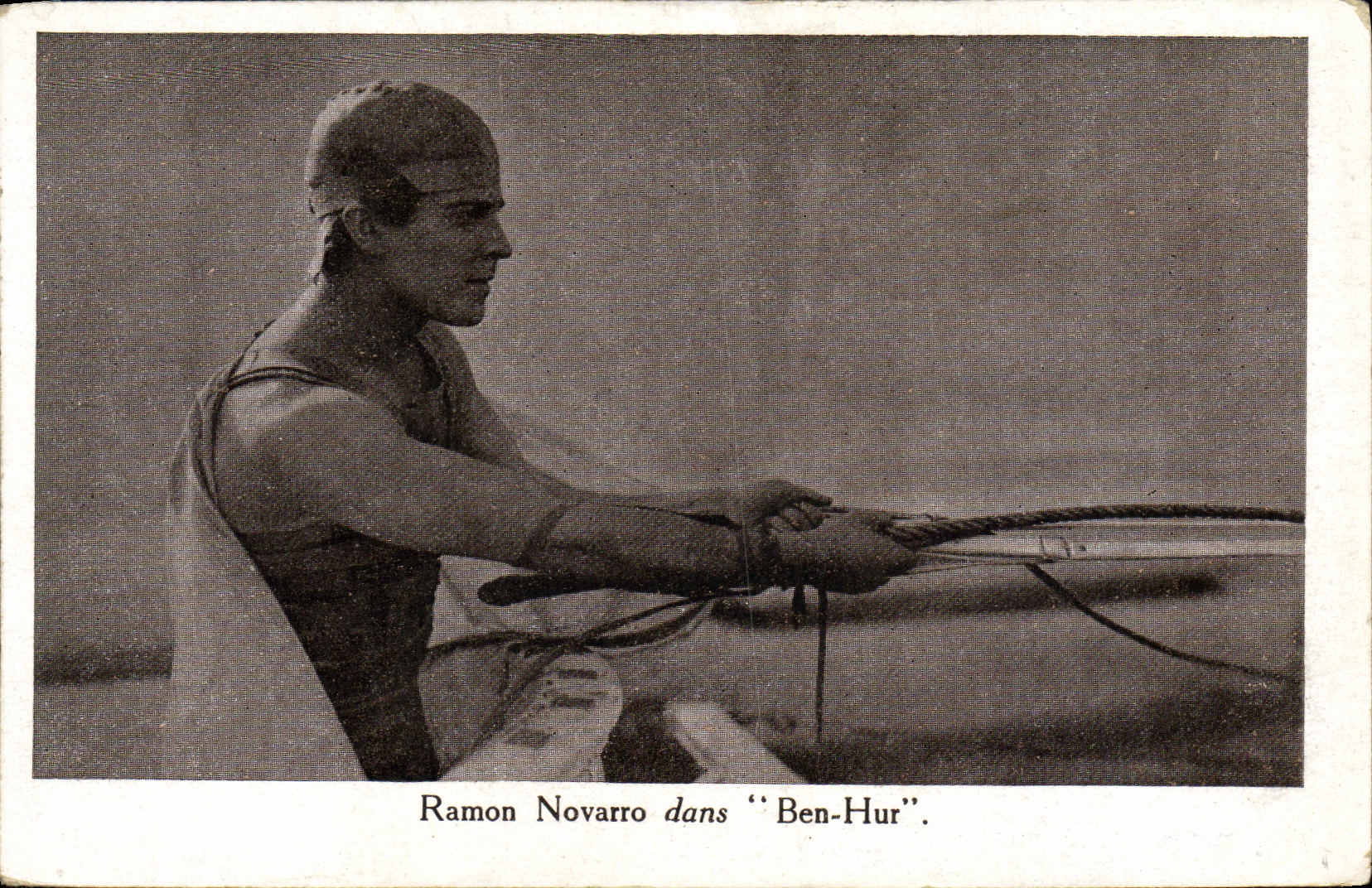 VINTAGE POSTCARD Ramon Novarro in Ben Hur
