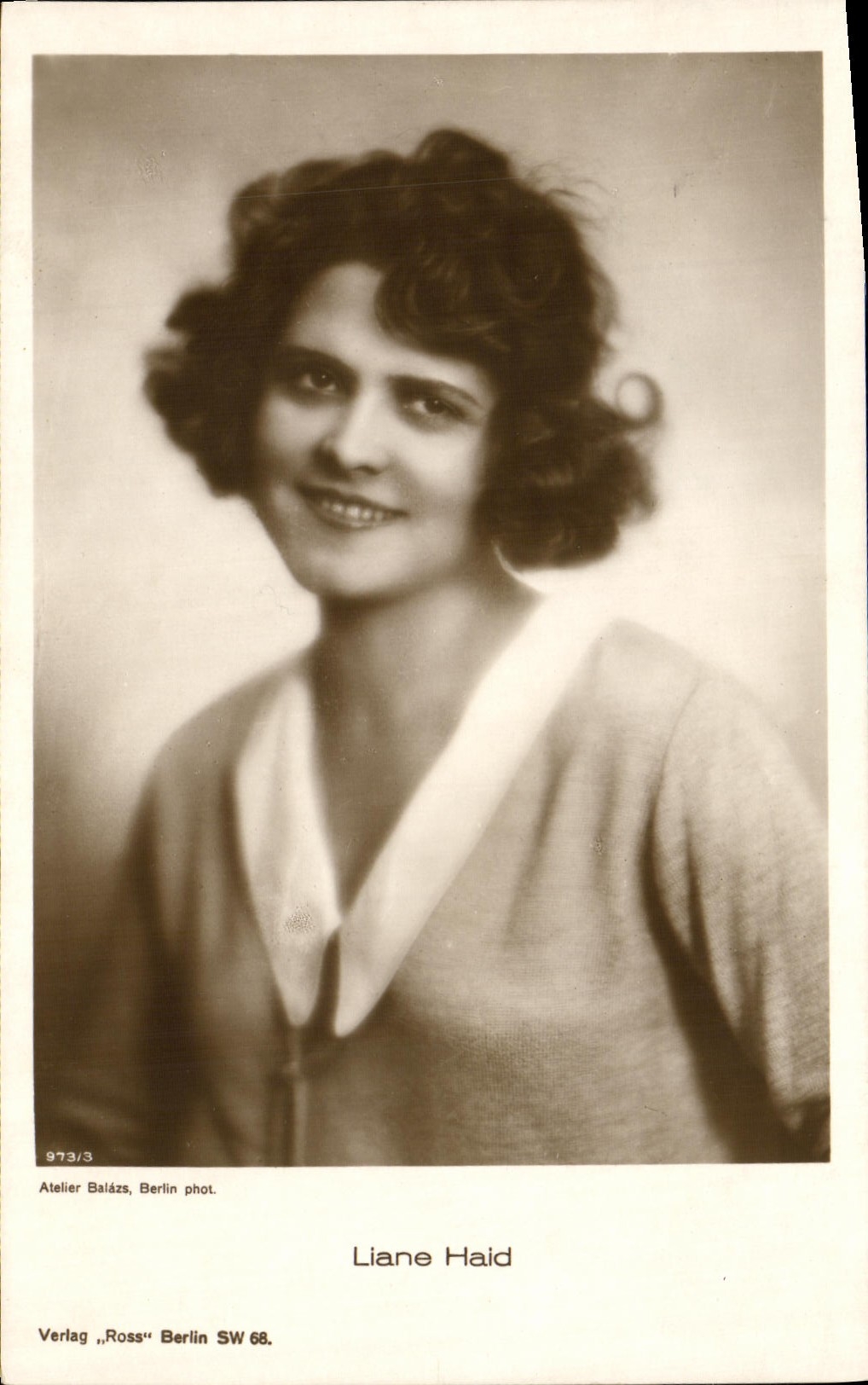 CPA Fantaisie Femme Liane Haid