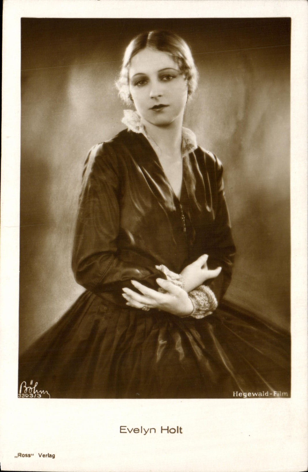 VINTAGE POSTCARD Fantasy Woman Evelyn Holt