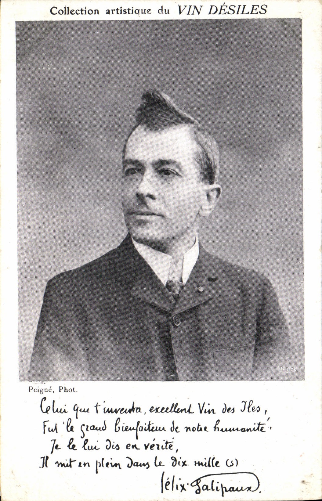 CPA Collection artistique Vin Desiles Felix Galipaux