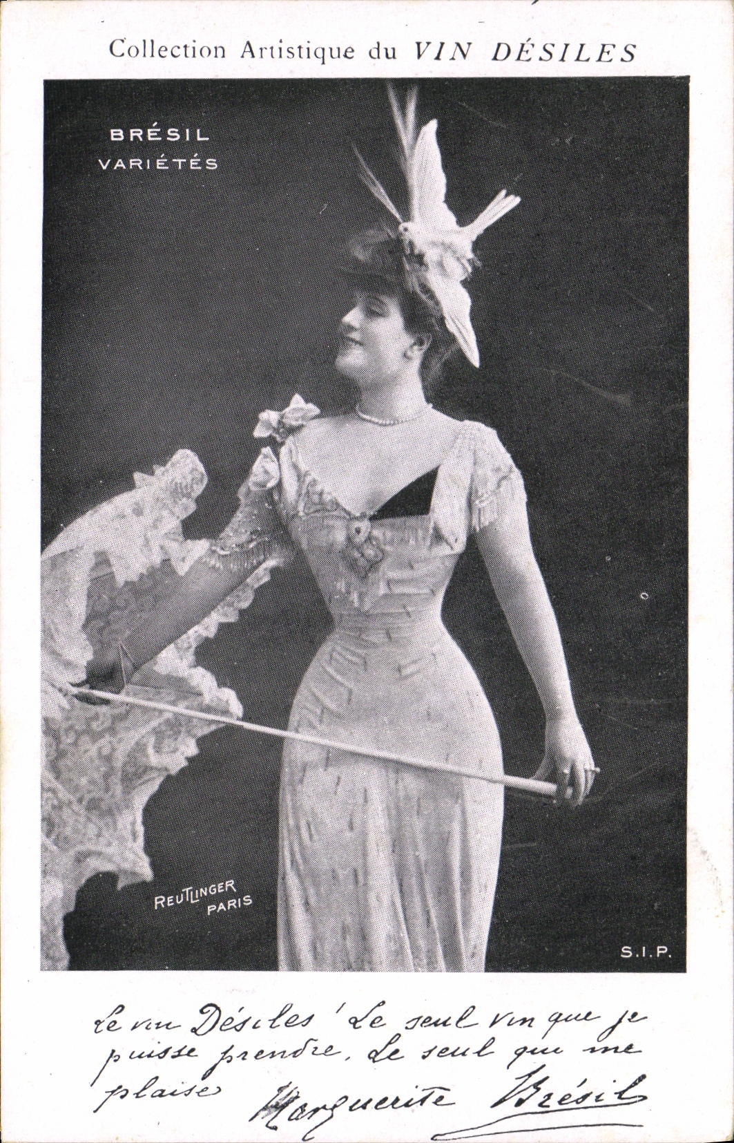 VINTAGE POSTCARD artistic Collection Wine Desiles Brazil Varieties