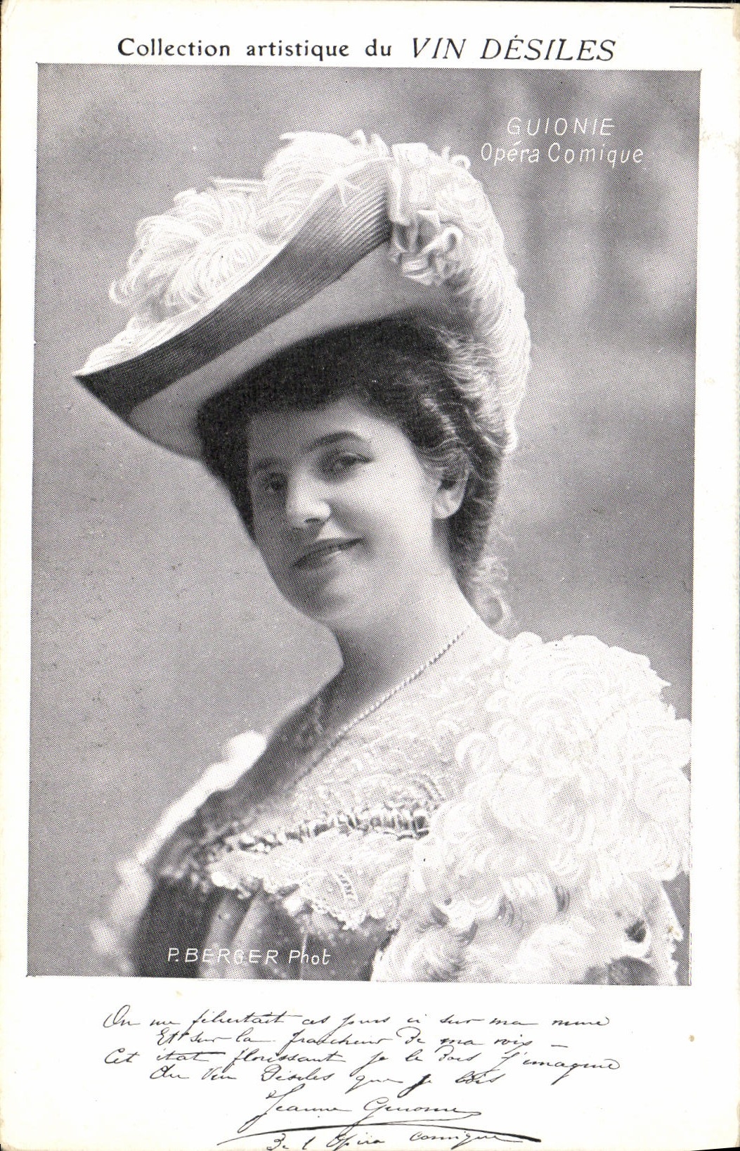 VINTAGE POSTCARD artistic Collection Vin Desiles Guionie Operated Comic