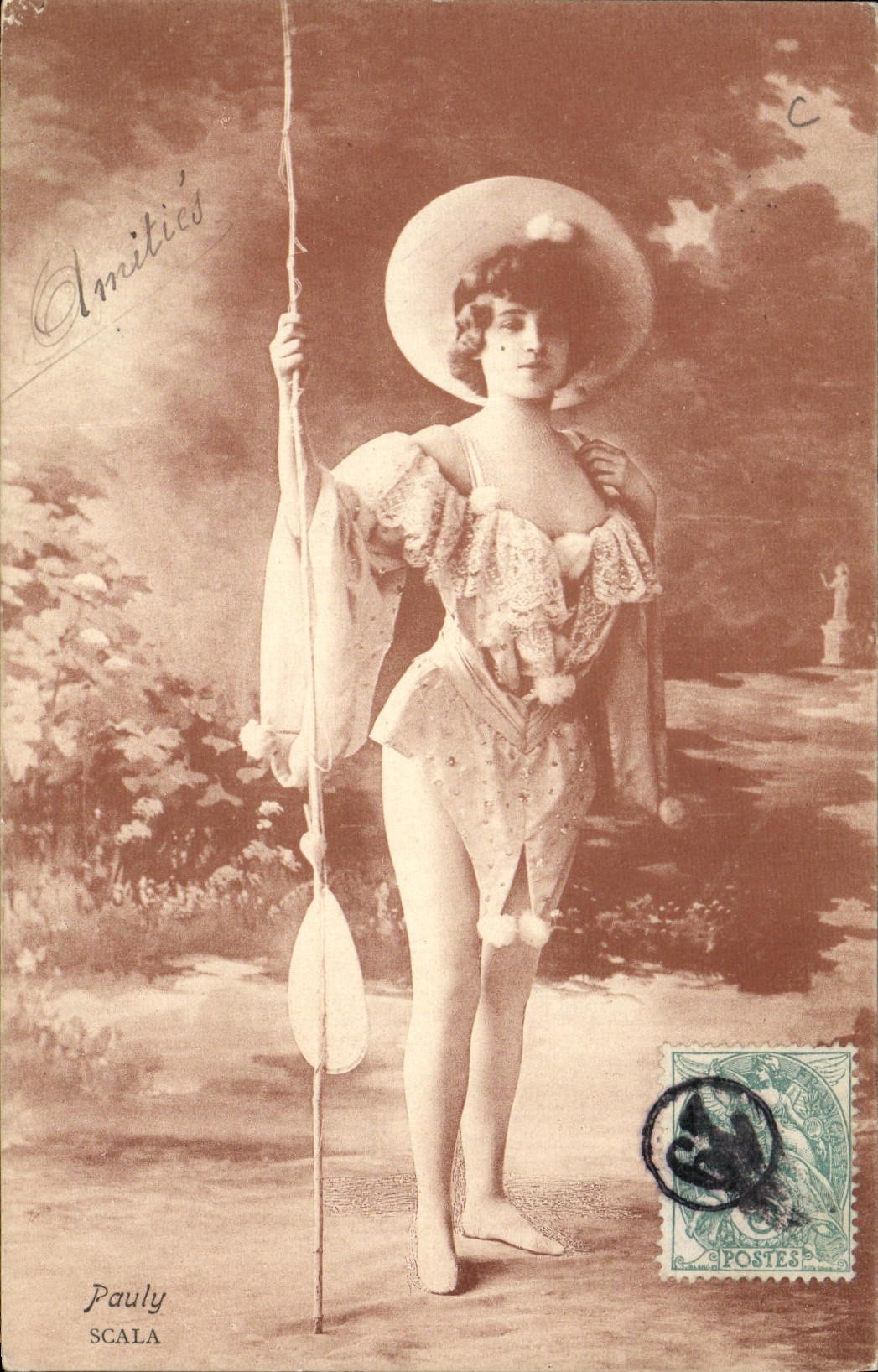 VINTAGE POSTCARD Pauly Scala