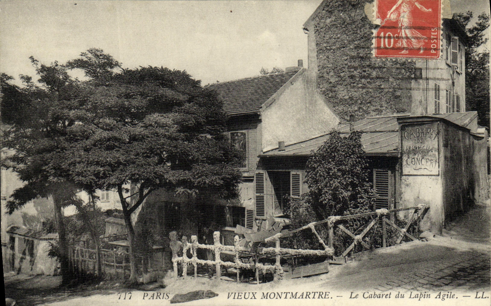 CPA Paris Montmartre Cabaret du Lapin Agile