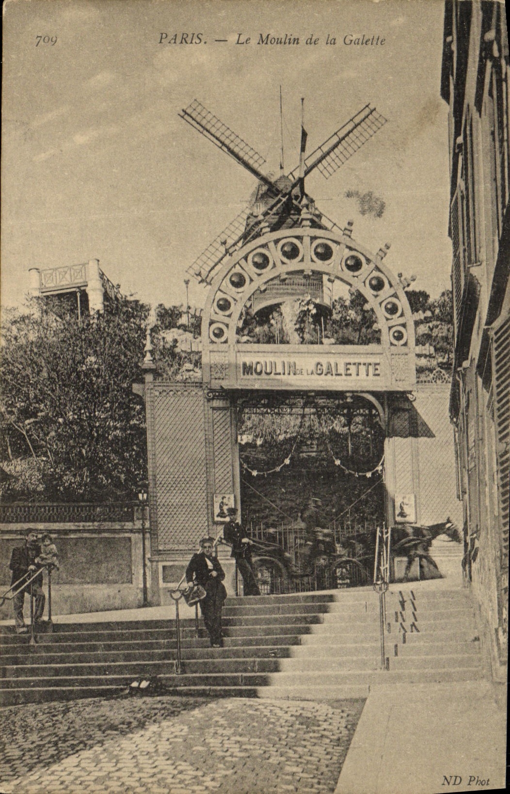 CPA Paris Moulin de la Galette 
