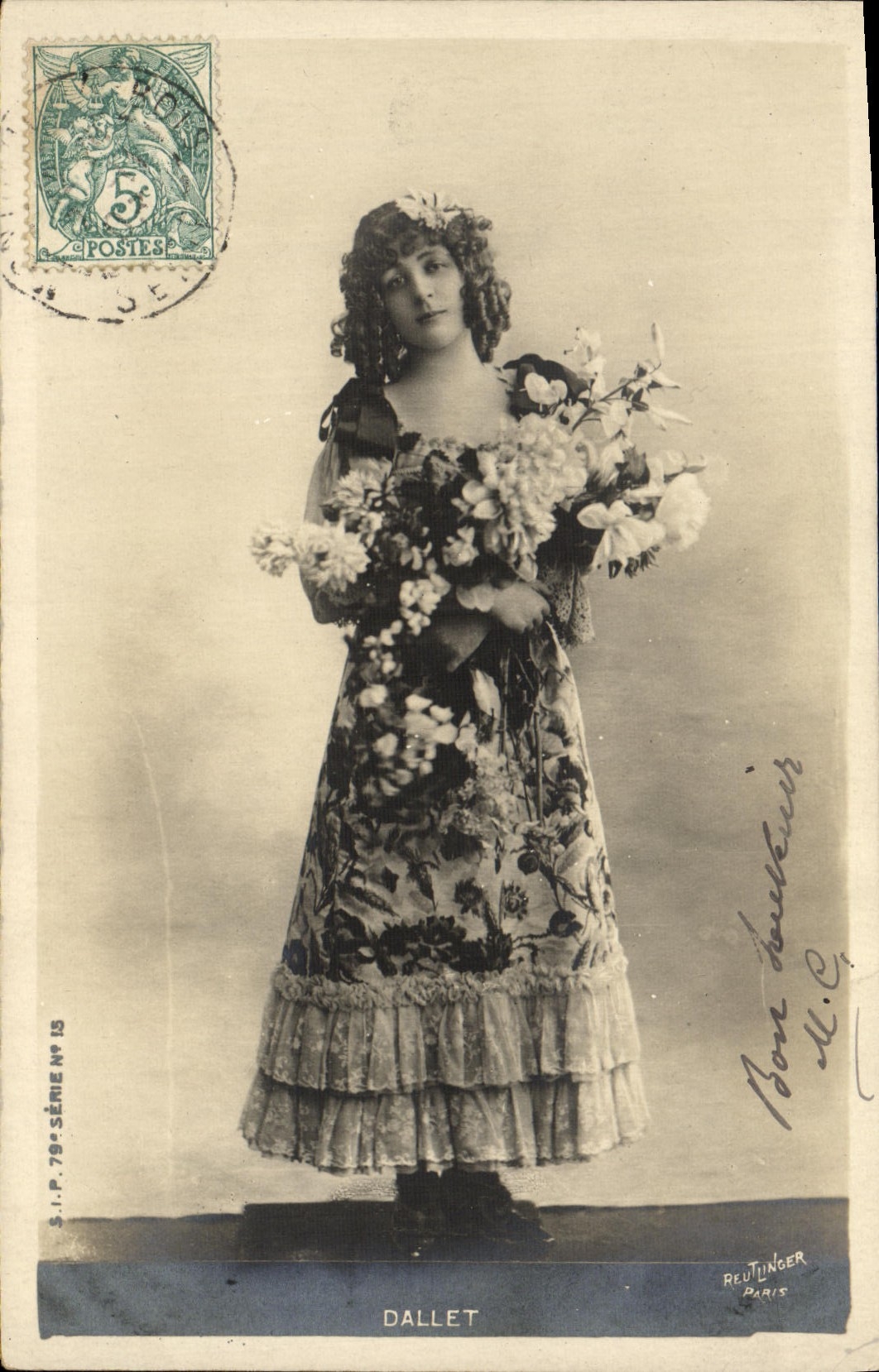 POSTAL Dallet de la VENDIMIA