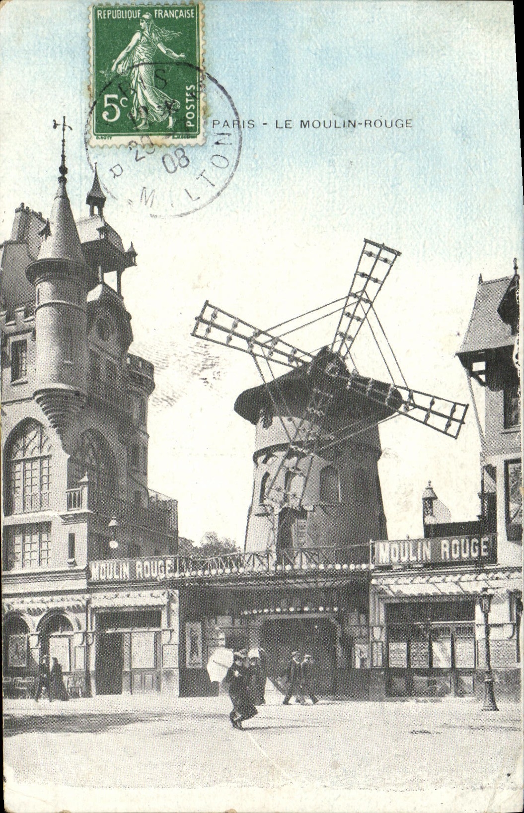 CPA Paris Le Moulin Rouge 