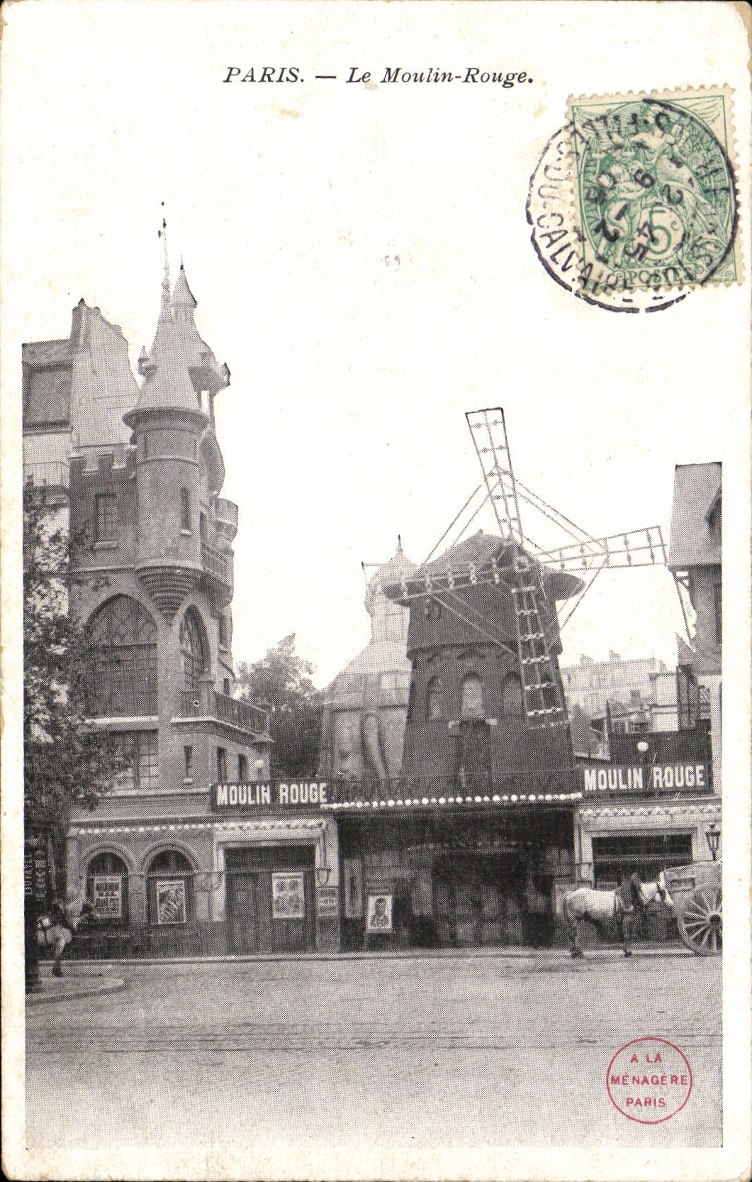 CPA Paris Le Moulin Rouge 
