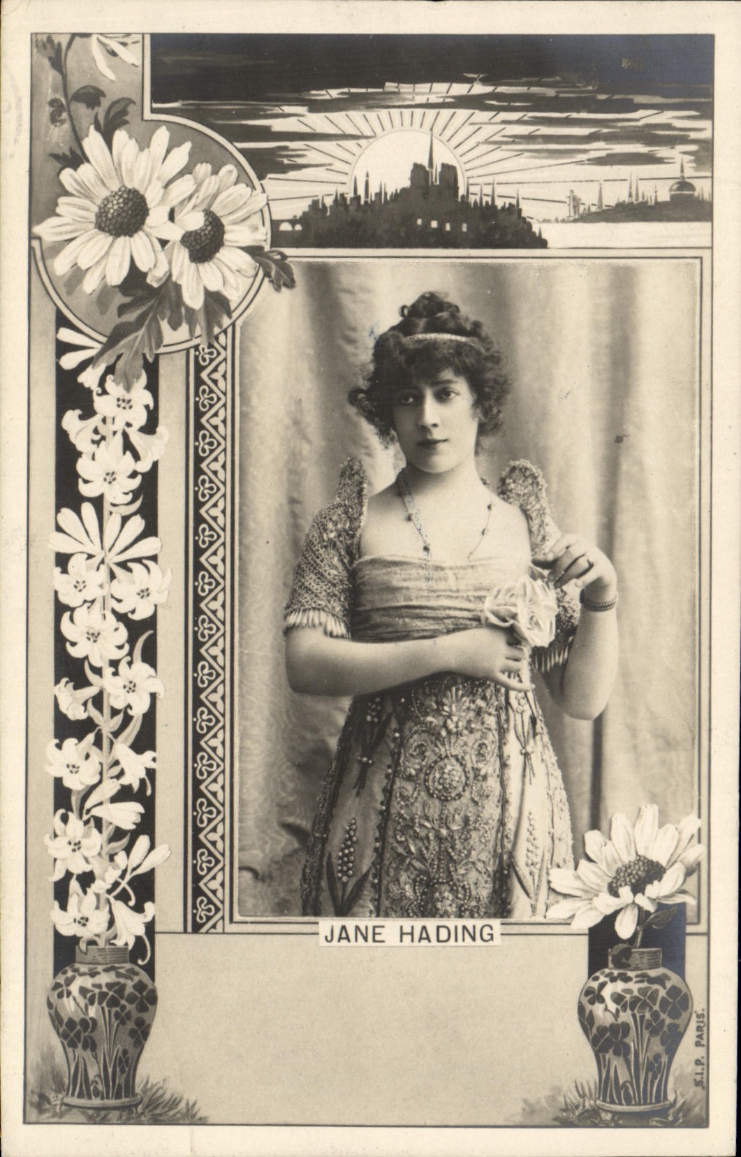 VINTAGE POSTCARD Jane Hading