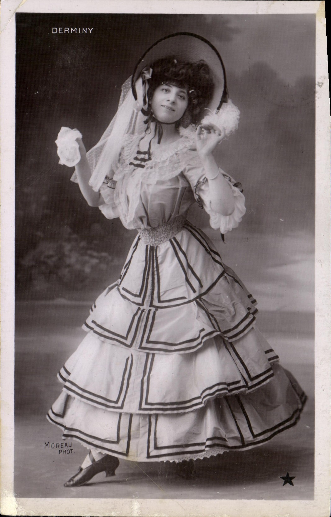 VINTAGE POSTCARD Derminy