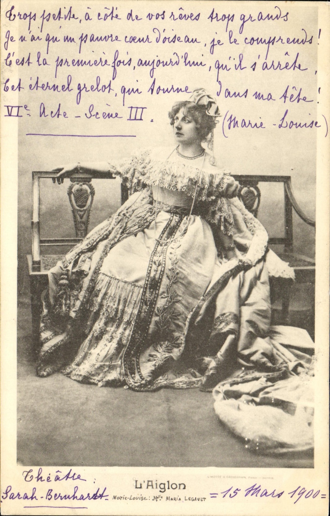 VINTAGE POSTCARD the Eaglet