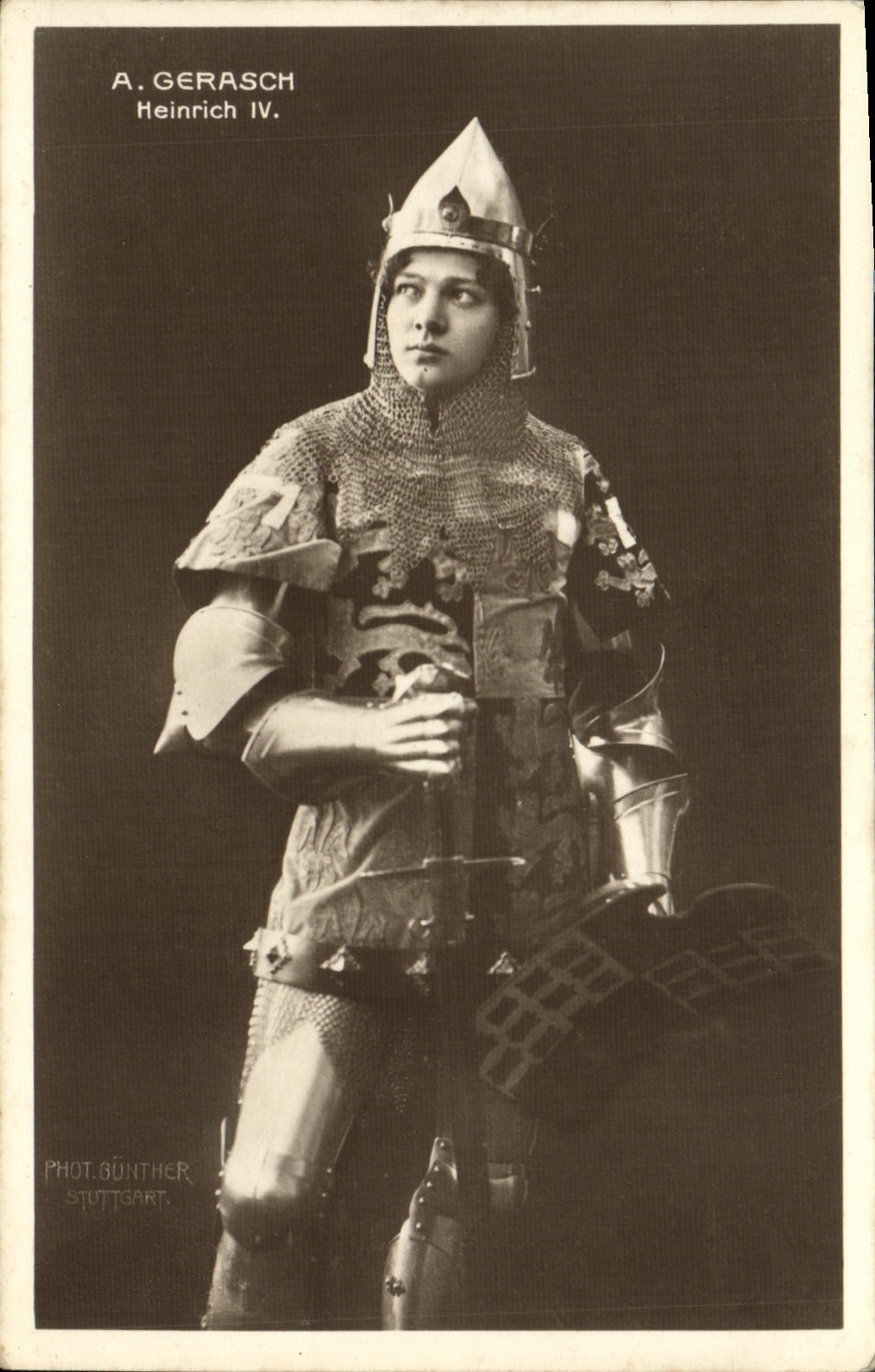 POSTAL Gerasch Heinrich de la VENDIMIA IV