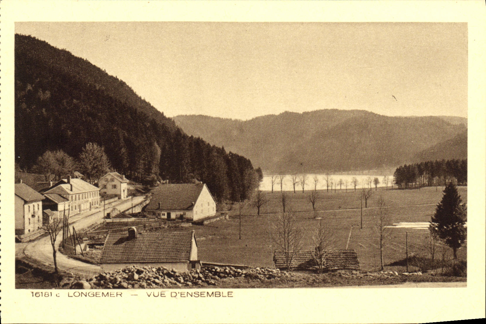 VINTAGE POSTCARD Longemer Overall picture