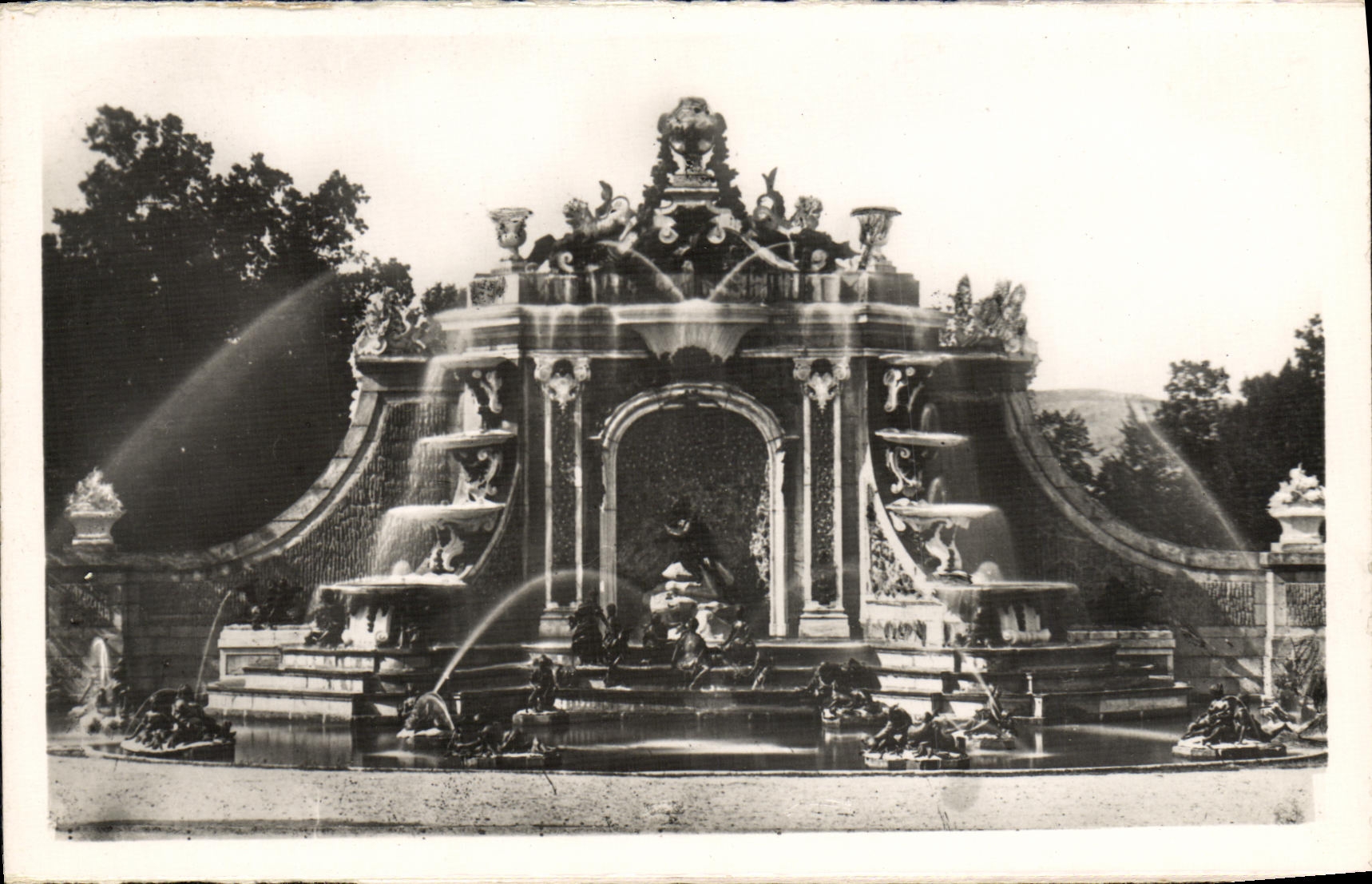 CPA La Granja Fuente De Los Banos De Diana