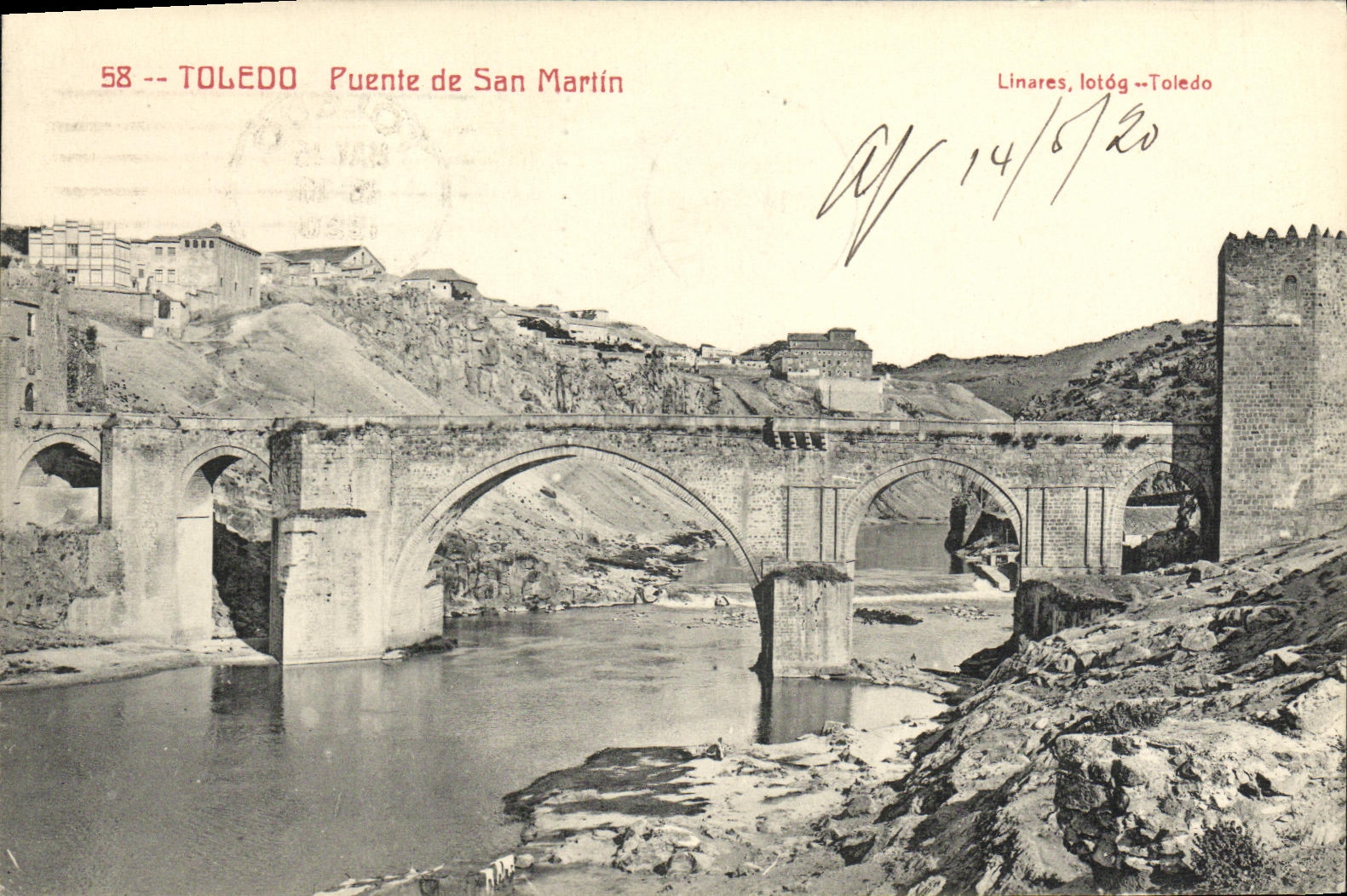 CPA Toledo Puente de San Martin