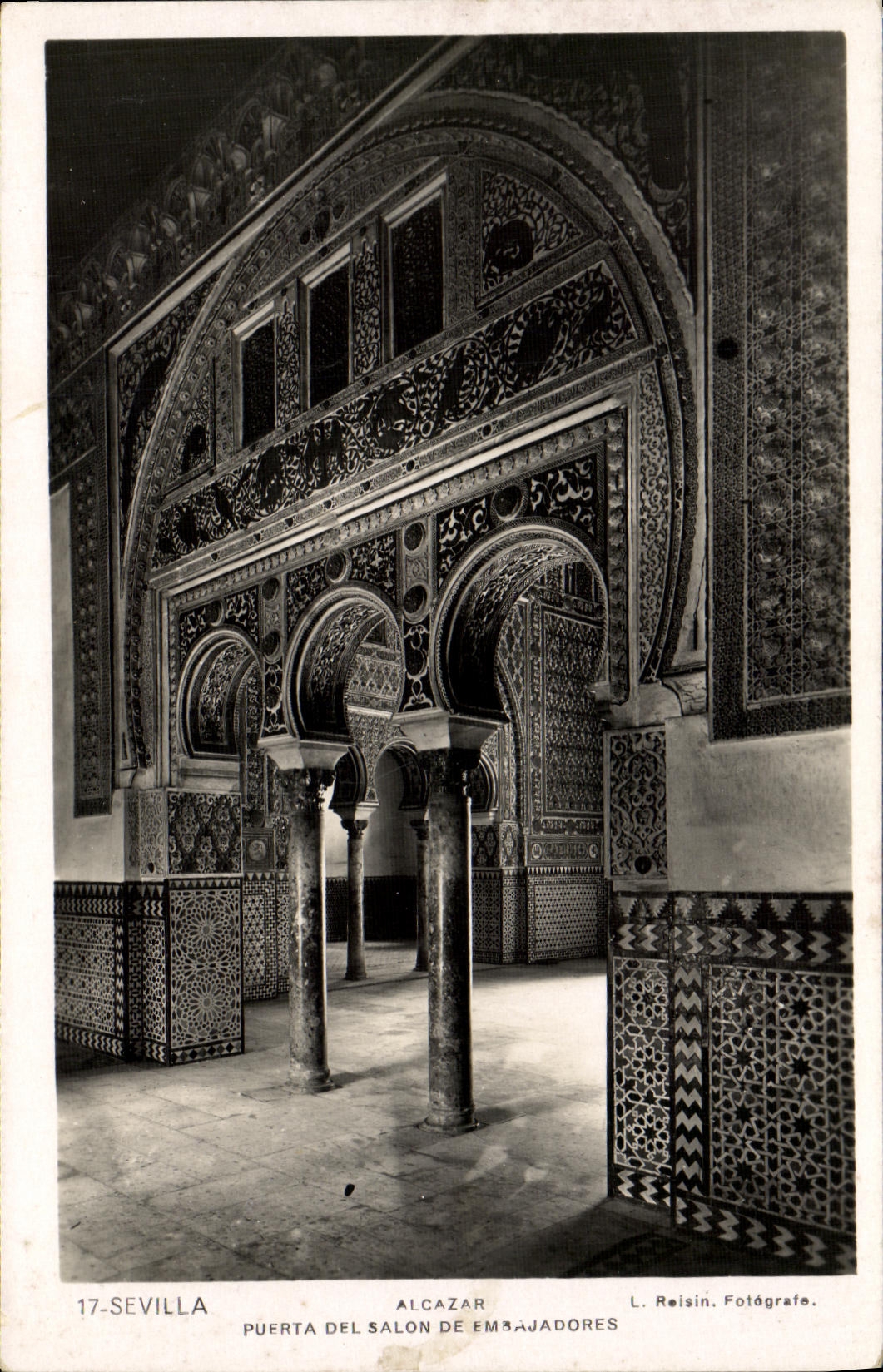 CPA Sevilla Alcazar Puerta del Salon de Embajadores