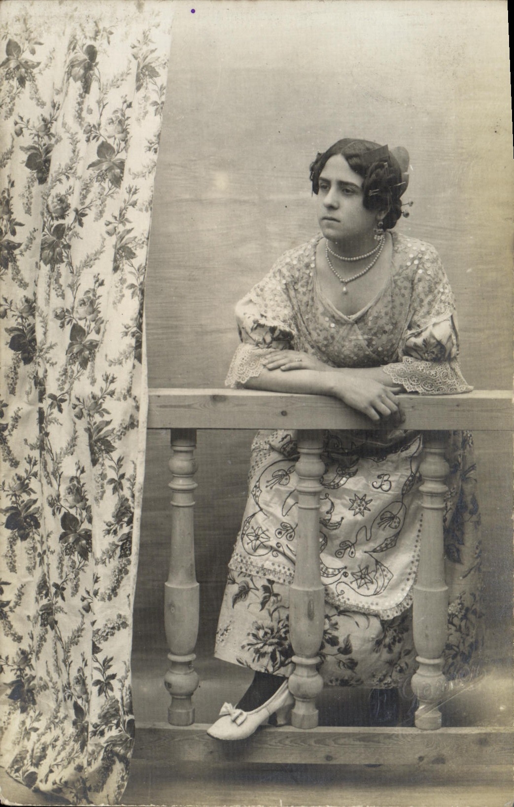 CPA Fantaisie Femme Espagne 