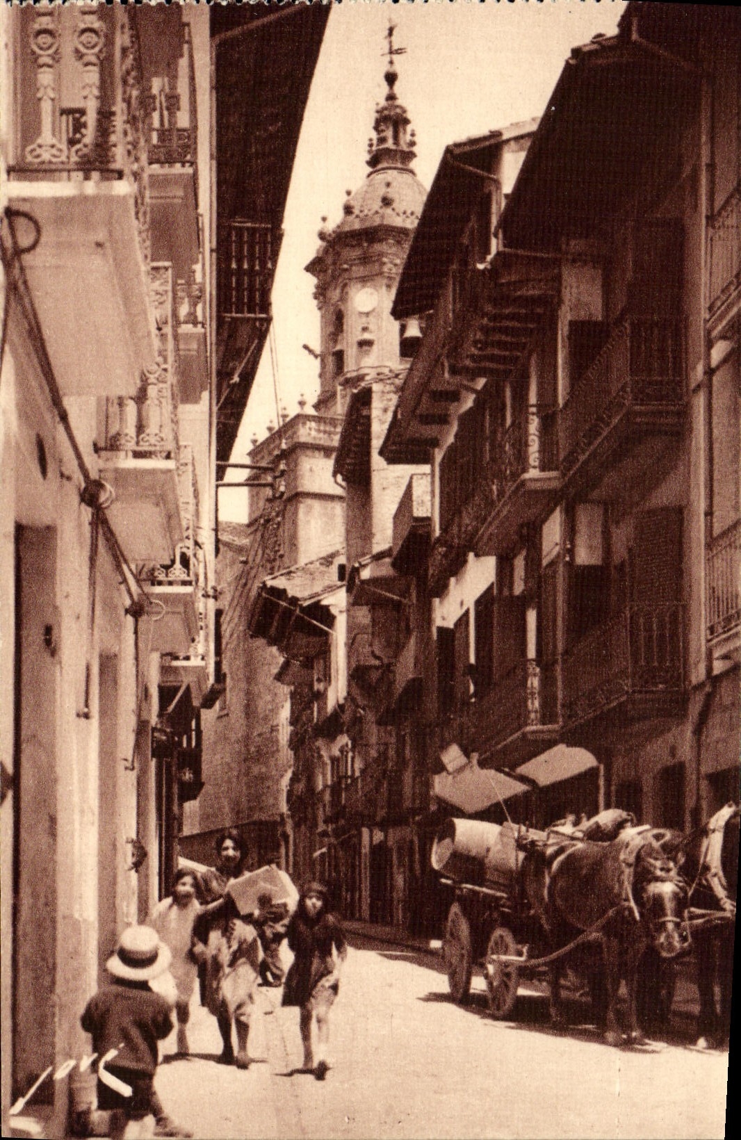 CPA Fontarabie La grand rue 