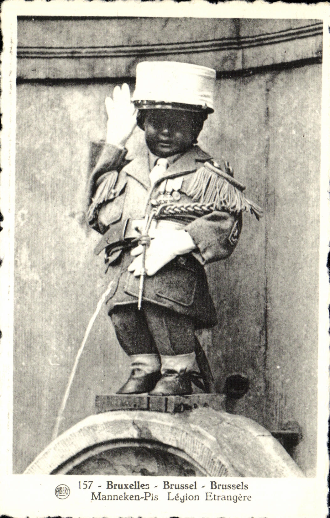 Legión extranjera peor de Bruselas Manneken de la POSTAL de la VENDIMIA