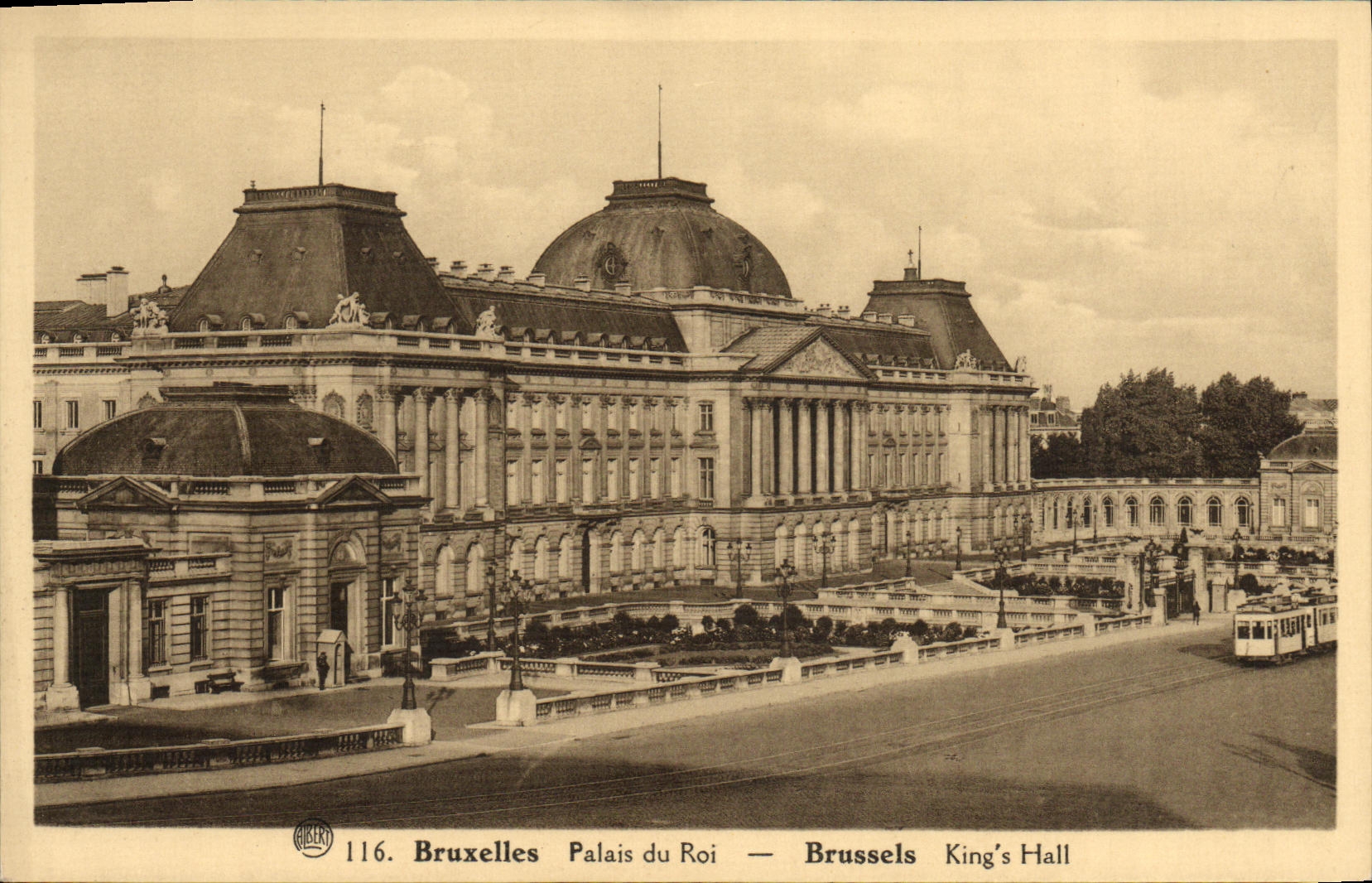 CPA Bruxelles Palais du Roi