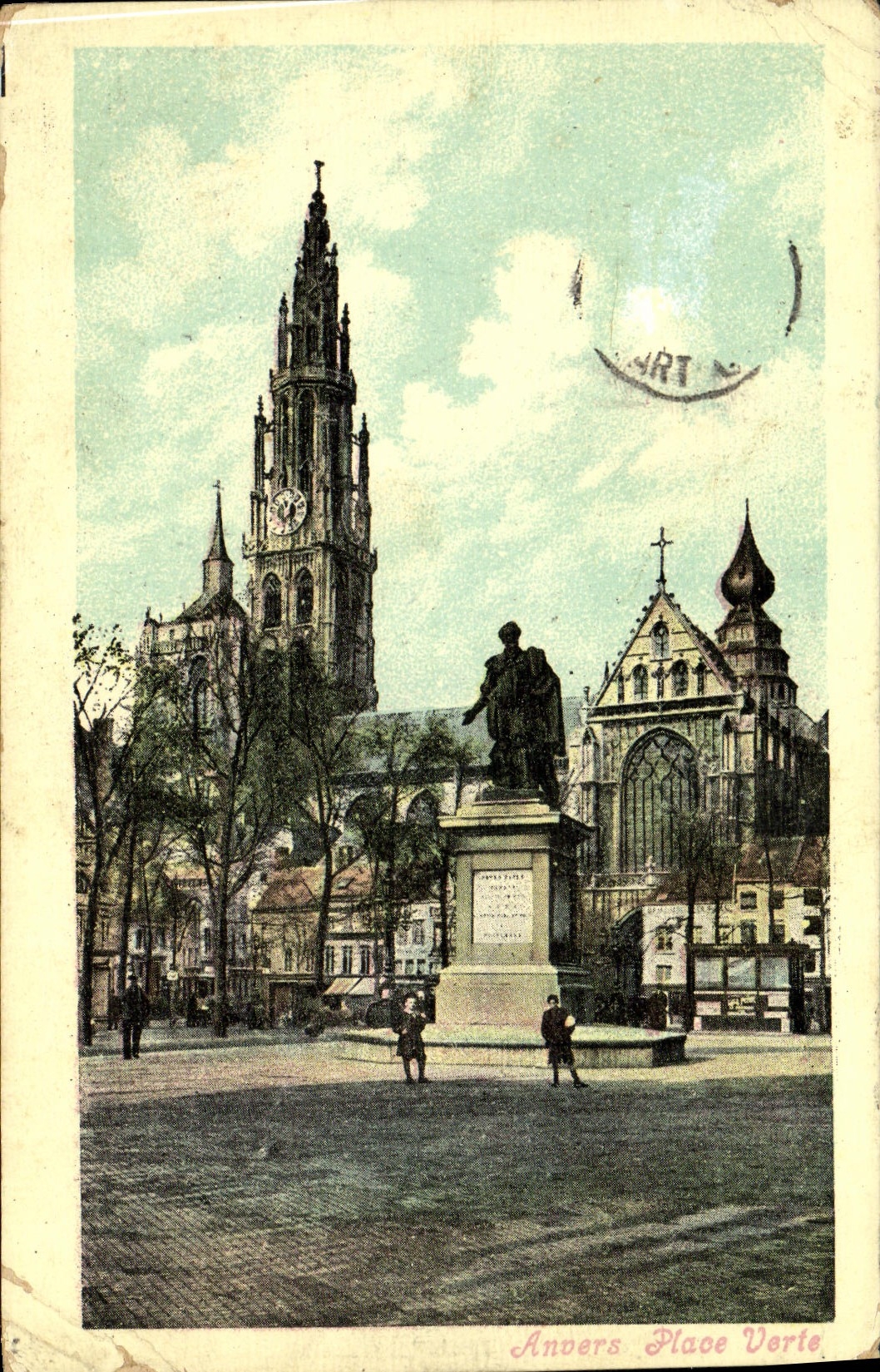 La POSTAL Amberes de la VENDIMIA pone verde