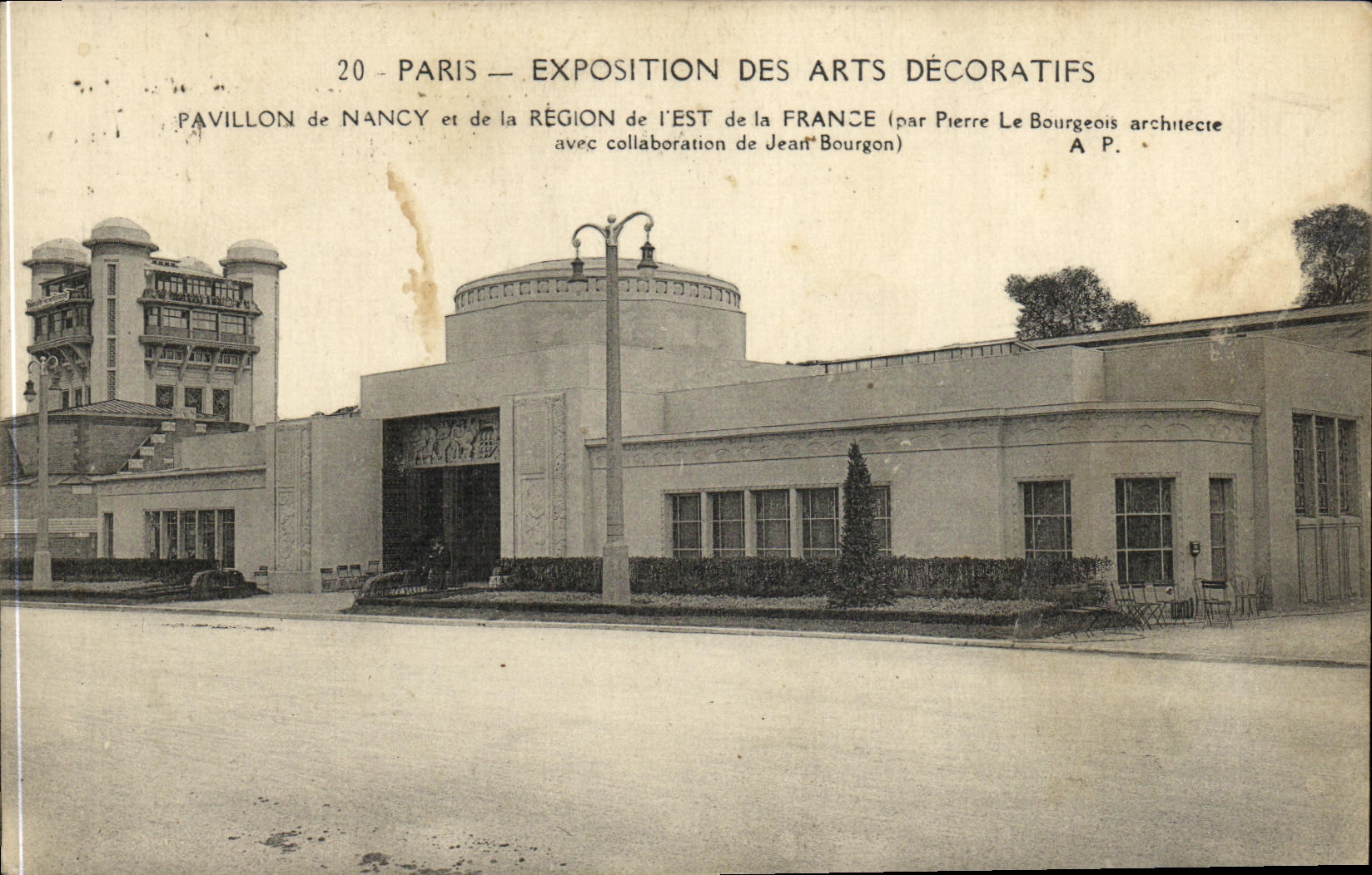 CPA Paris Exposition des Arts Decoratifs Pavillon de Nancy et de la Region de l'Est de la France 