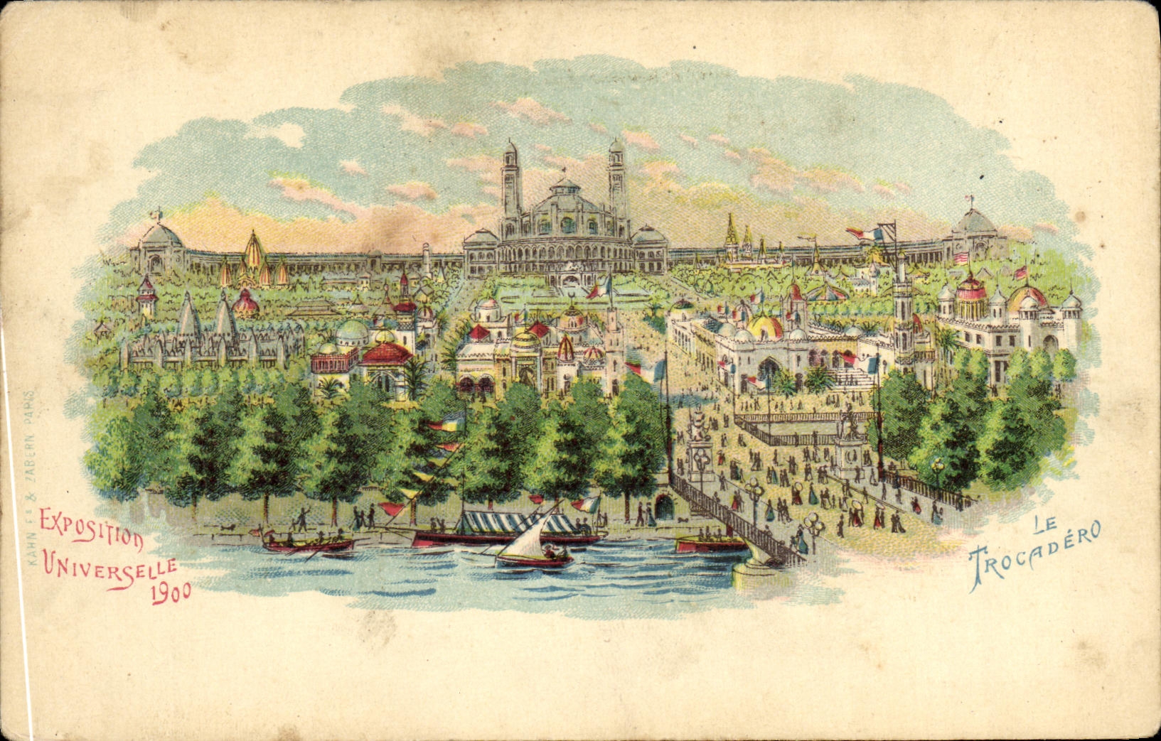 CPA Exposition Universelle 1900 Paris Le Trocadero