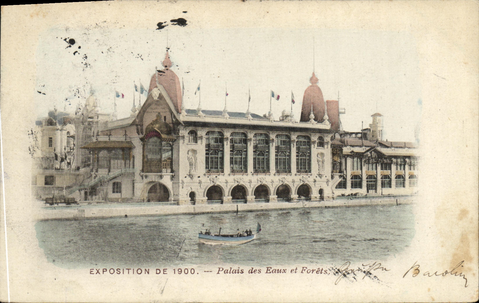 VINTAGE POSTCARD Fair of Palate of Water and Drills