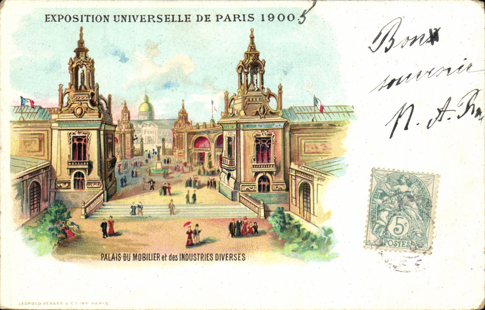 CPA Exposition Universelle de paris 1900 Palais du mobilier et des industries diverses